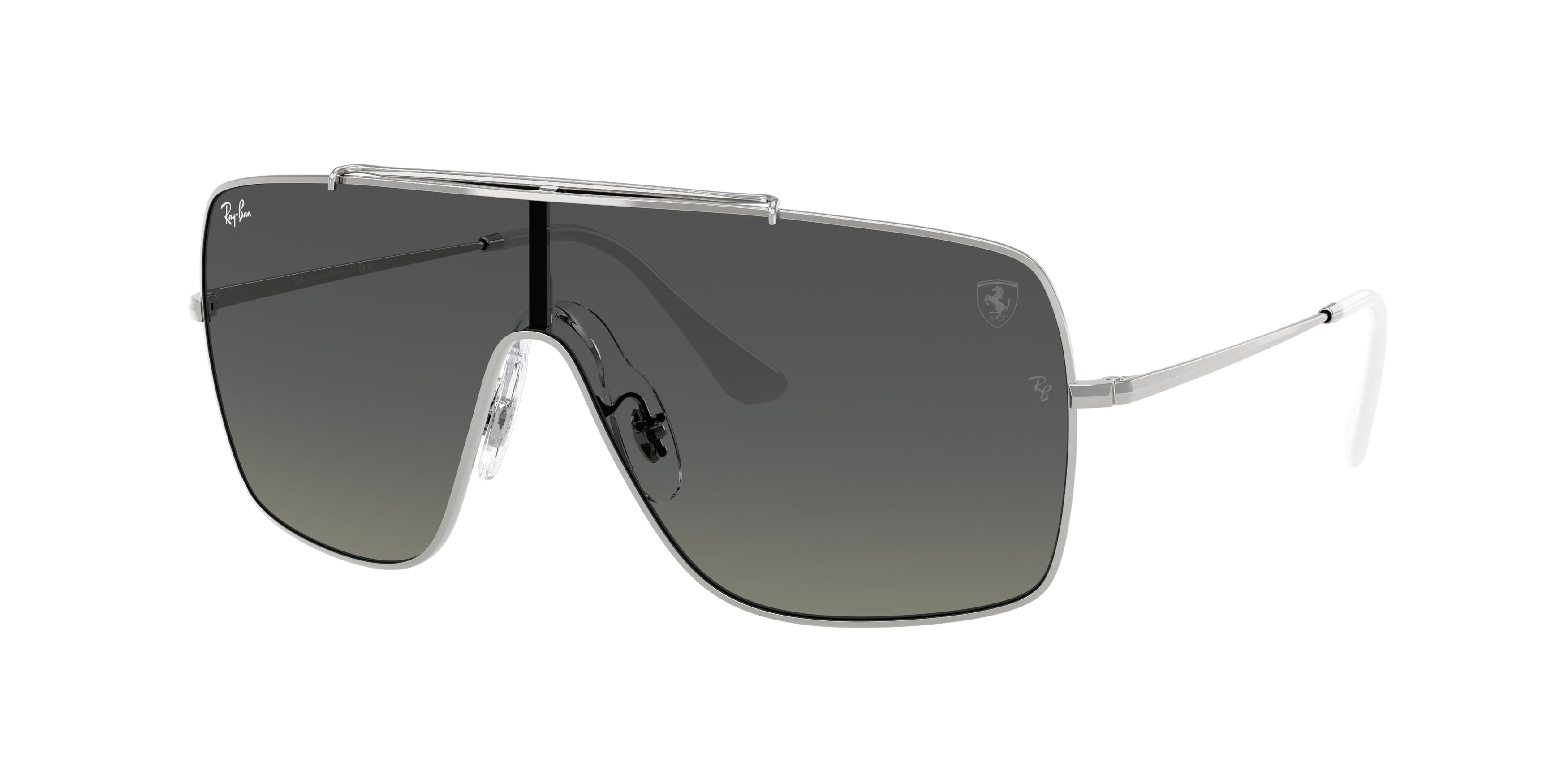 Ray-Ban RB3697M Square Sunglasses  F1048G-Silver 0-140-135 - Color Map Silver