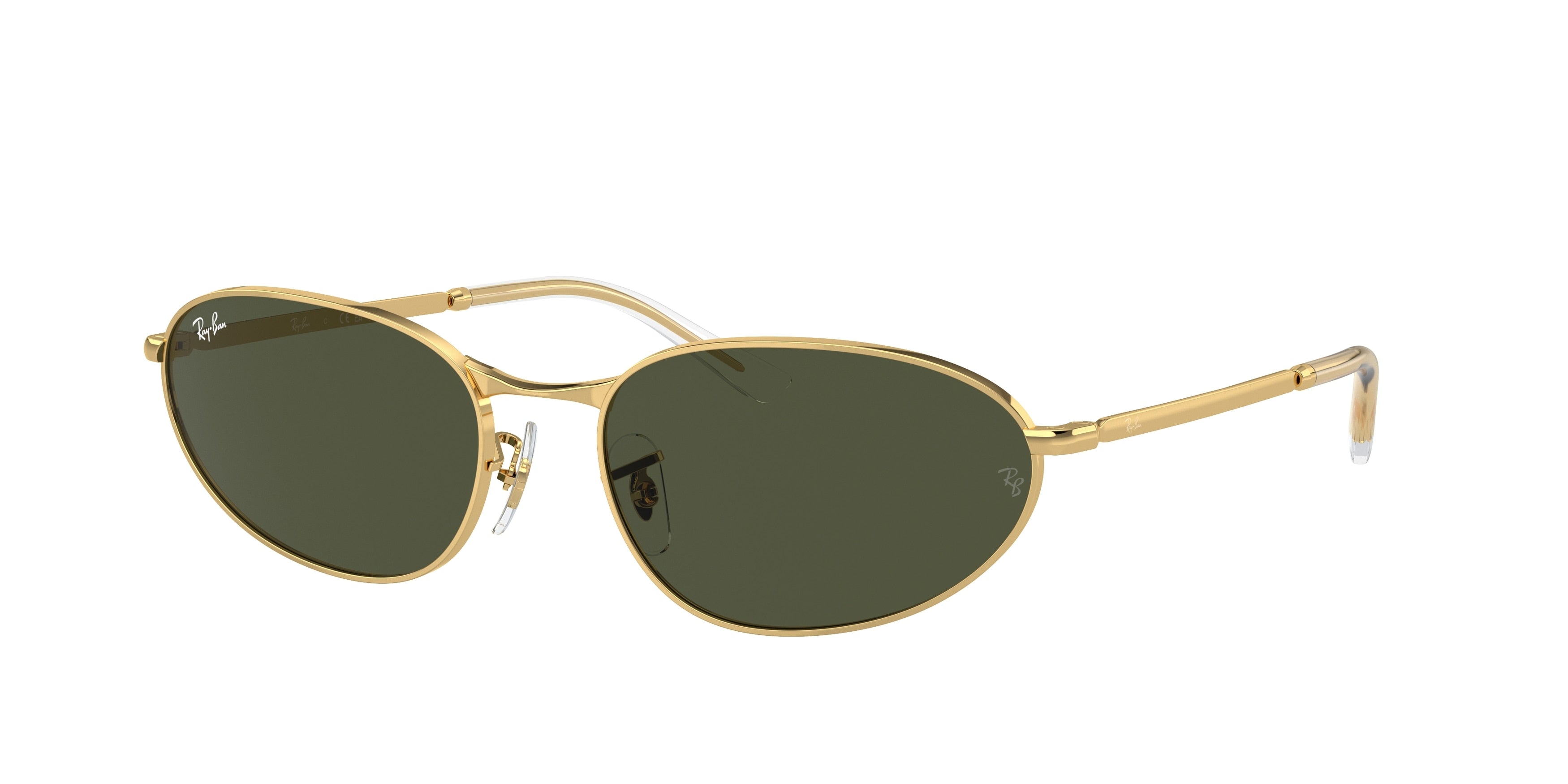 Ray-Ban RB3734 Irregular Sunglasses  001/31-Arista Gold 59-145-18 - Color Map Gold