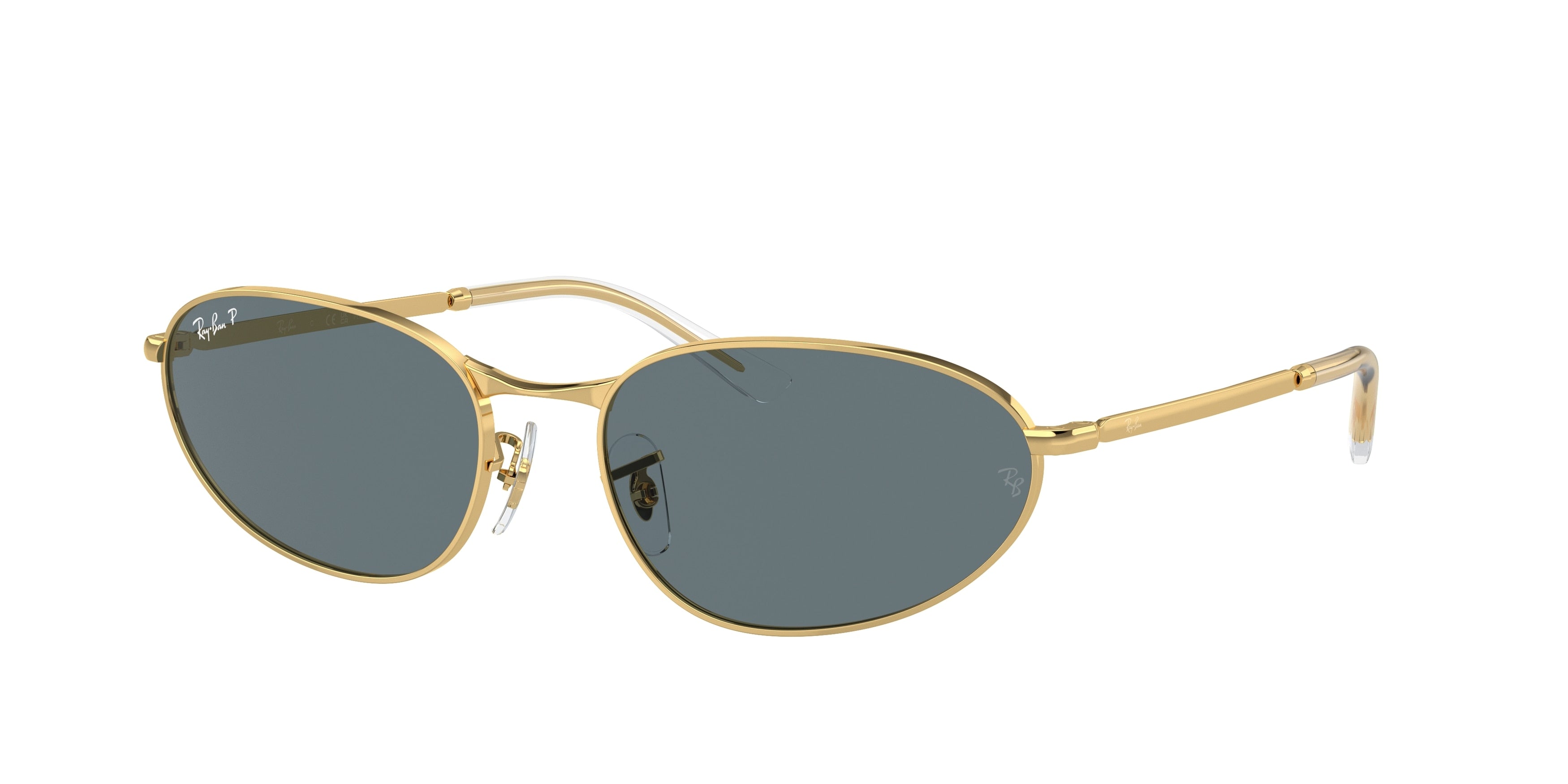 Ray-Ban RB3734 Irregular Sunglasses  001/3R-Arista Gold 59-145-18 - Color Map Gold