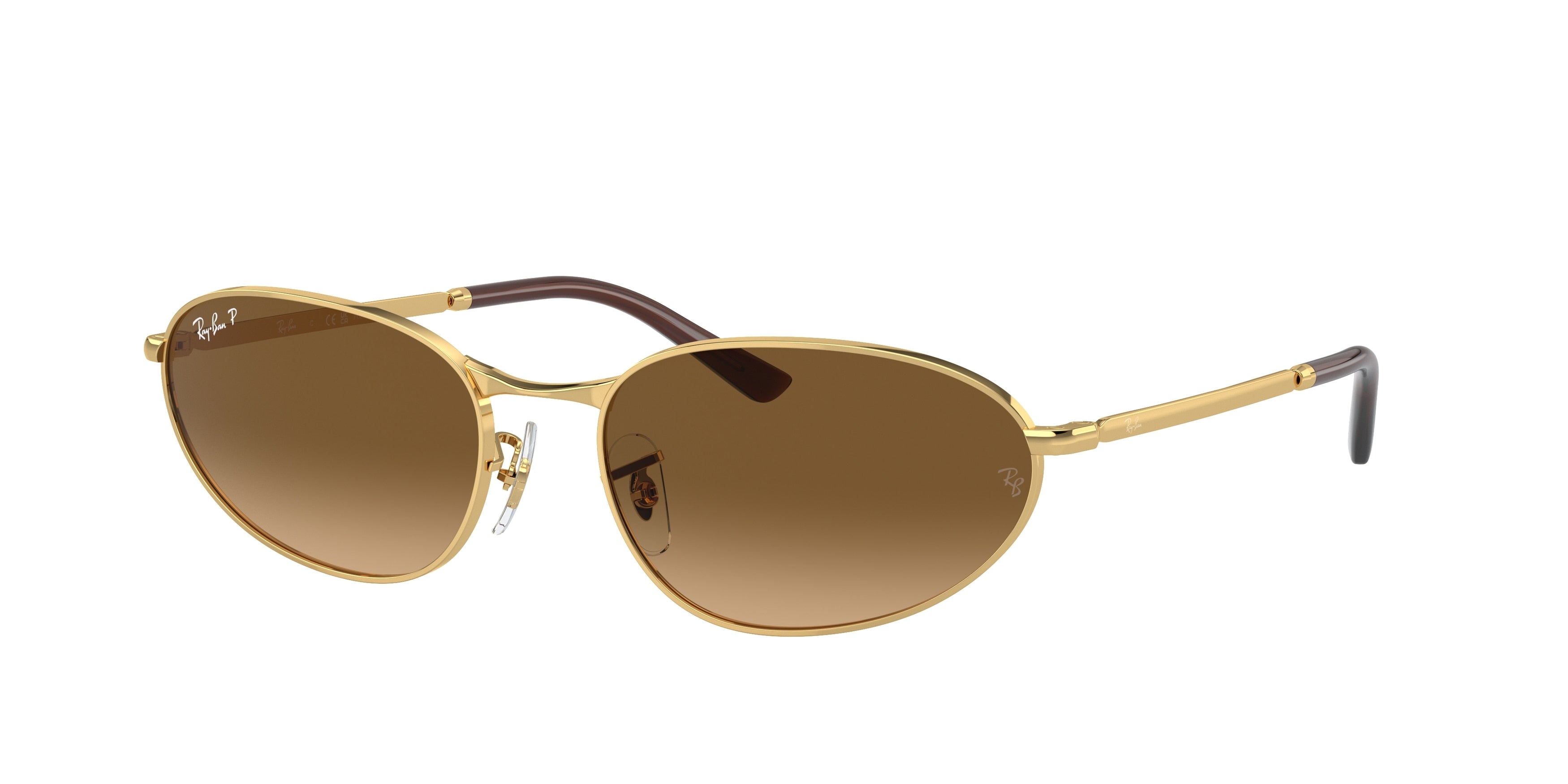 Ray-Ban RB3734 Irregular Sunglasses  001/M2-Arista Gold 59-145-18 - Color Map Gold