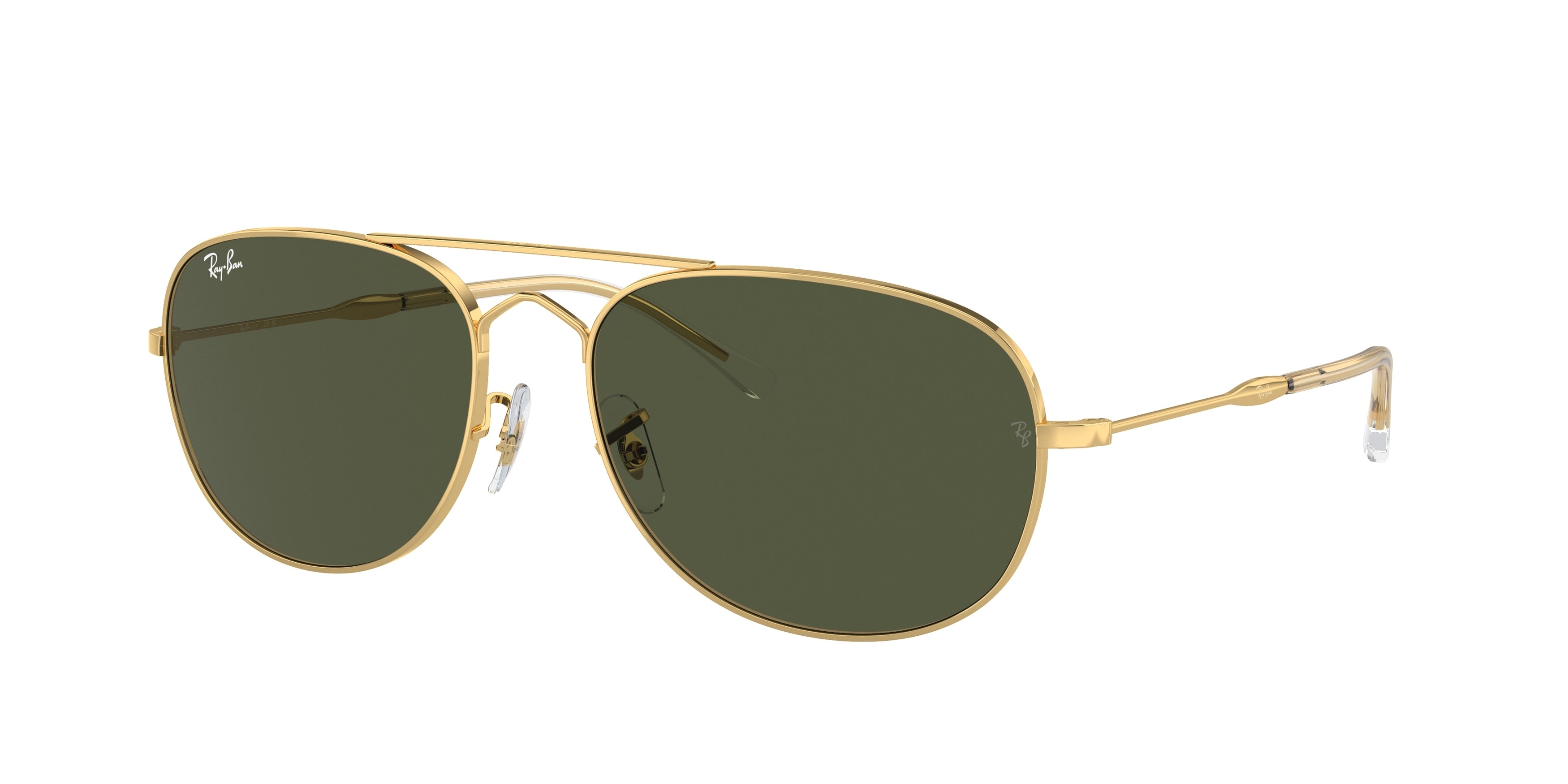 Ray-Ban BAIN BRIDGE RB3735 Pilot Sunglasses  001/31-Arista Gold 60-145-17 - Color Map Gold