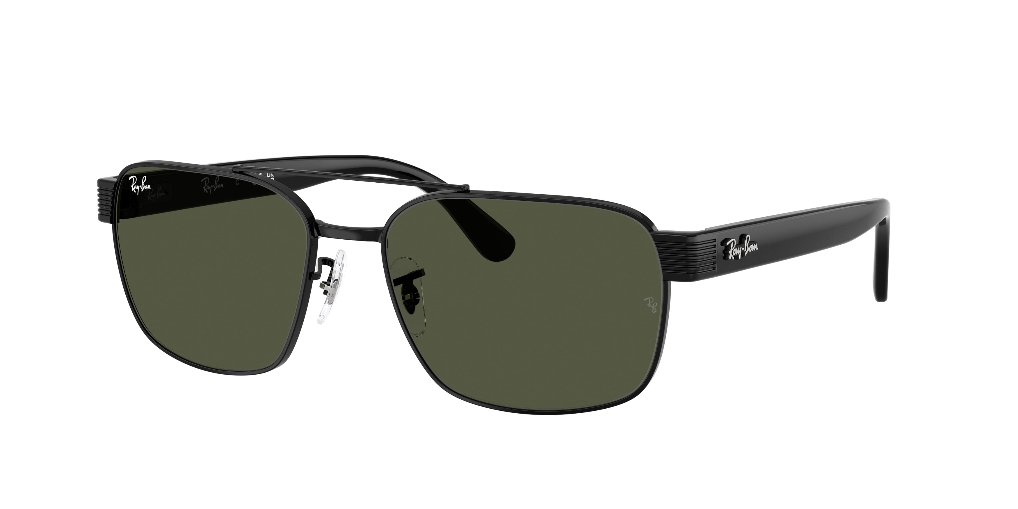 Ray-Ban RB3751 Square Sunglasses  002/31-Black 61-145-17 - Color Map Black