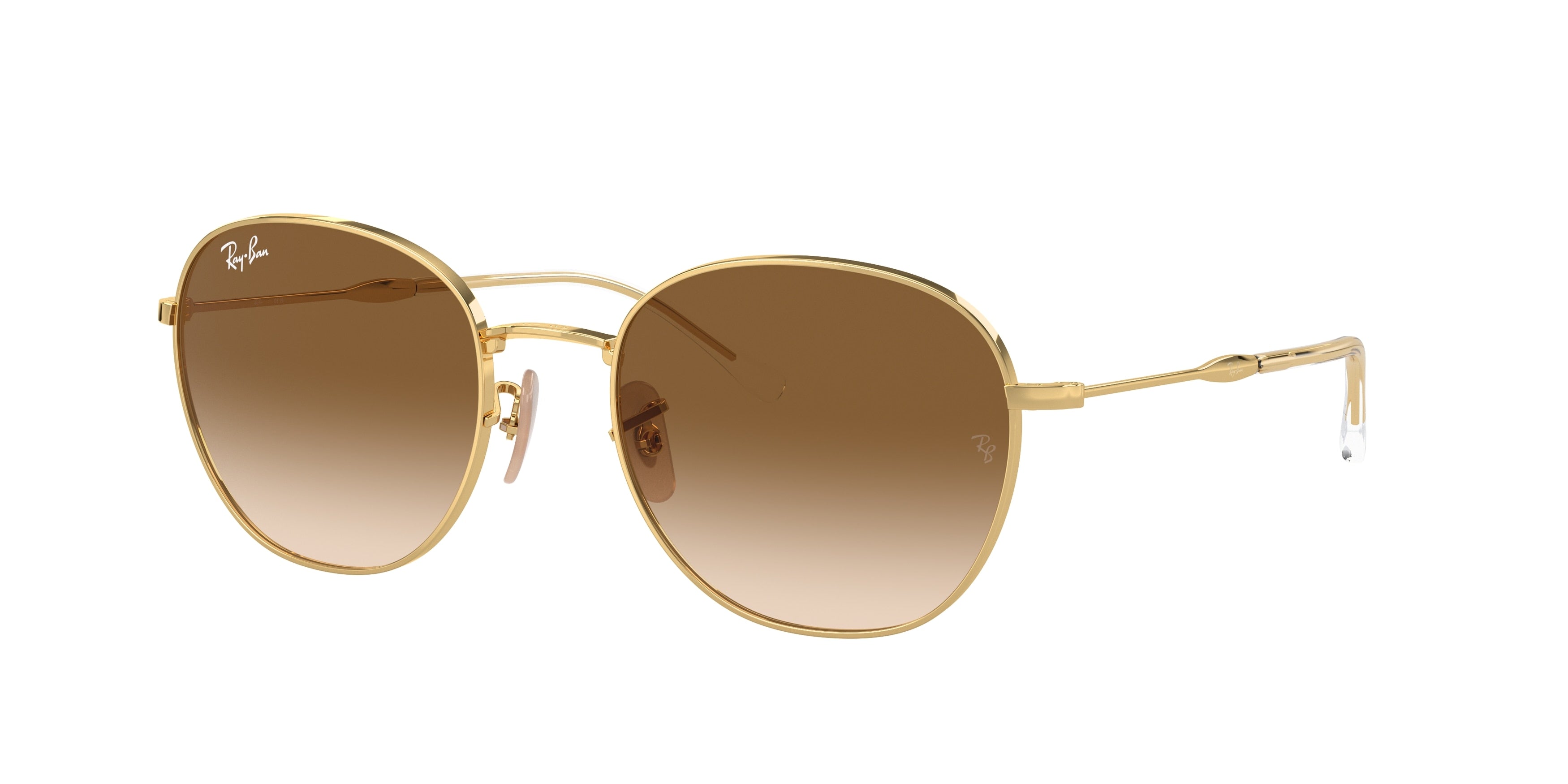 Ray-Ban RB3809 Phantos Sunglasses  001/51-Arista Gold 55-145-20 - Color Map Gold