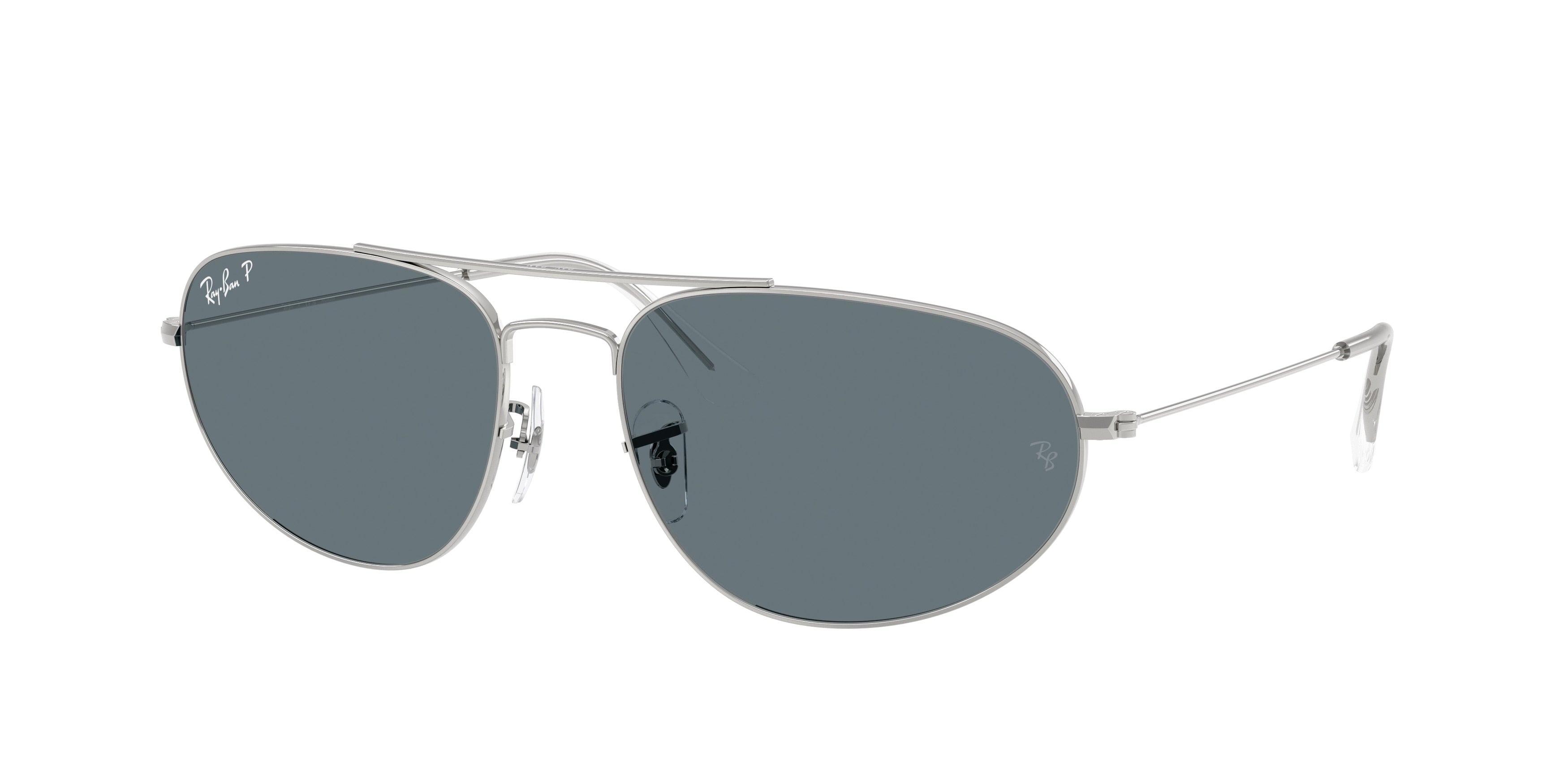 Ray-Ban RB3945 Irregular Sunglasses  003/3R-Silver 62-140-18 - Color Map Silver