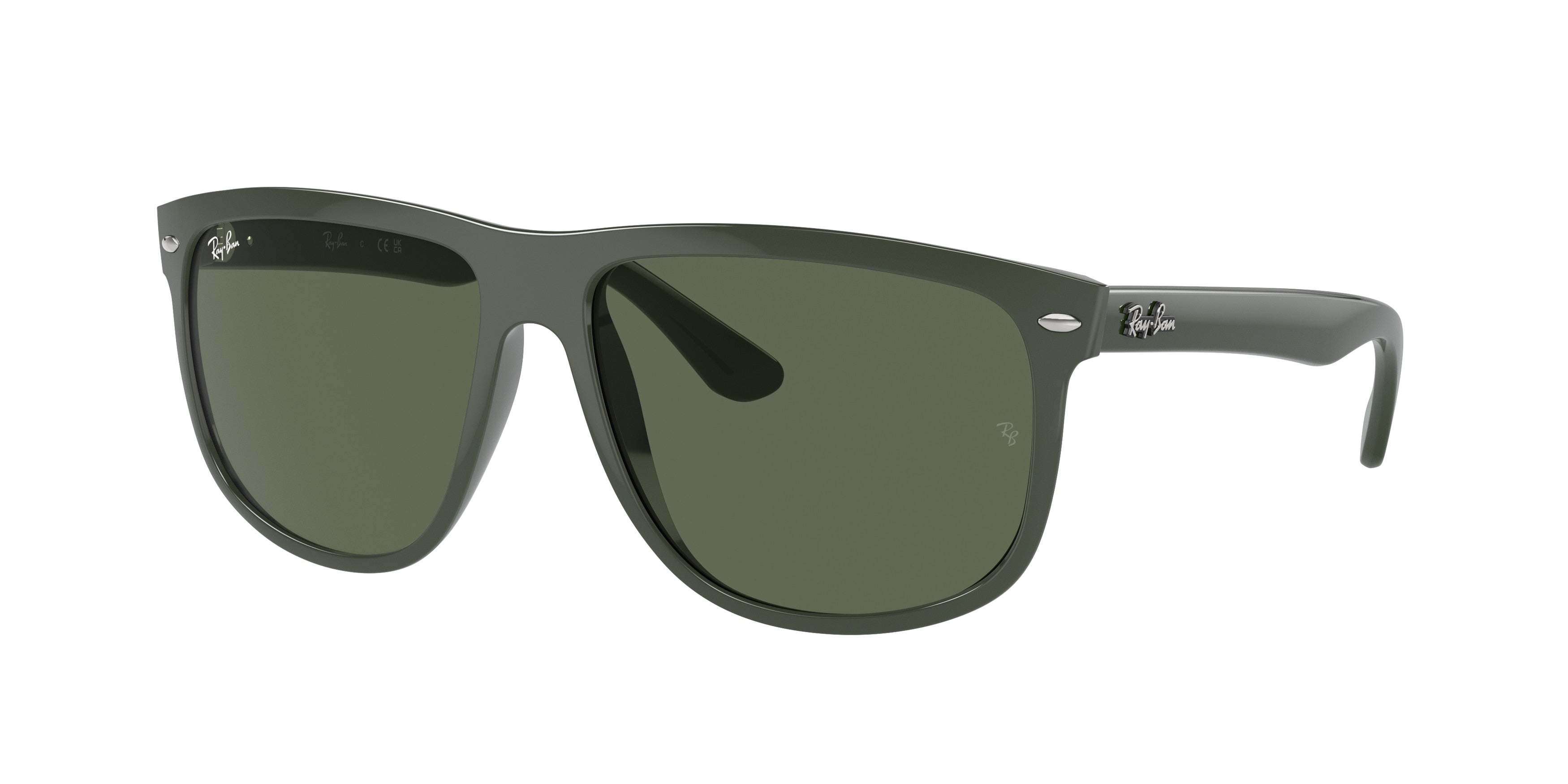 Ray-Ban BOYFRIEND RB4147 Square Sunglasses  671931-Green 60-145-15 - Color Map Green