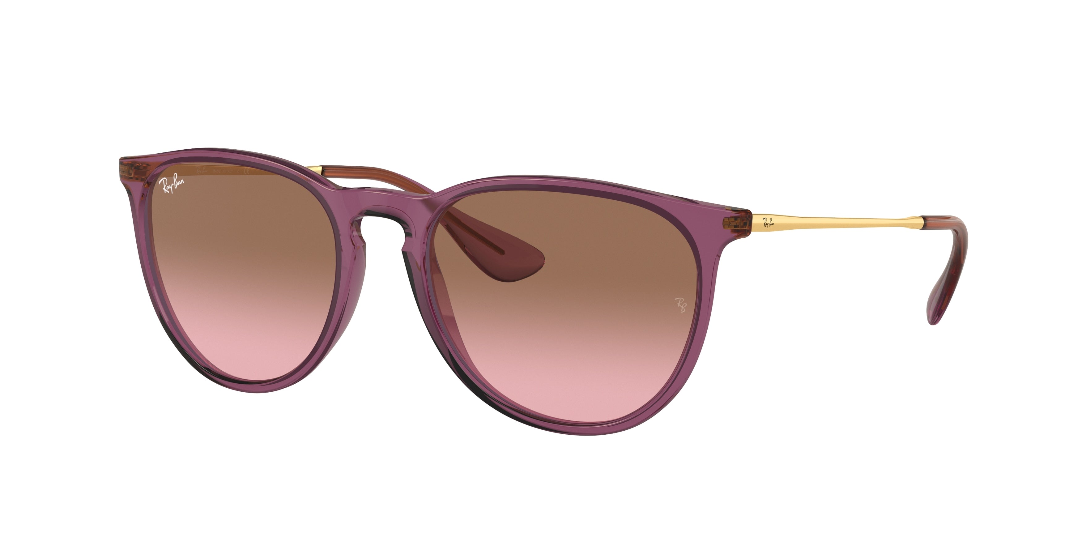 Ray-Ban ERIKA RB4171 Phantos Sunglasses  659114-Transparent Violet 54-145-18 - Color Map Violet