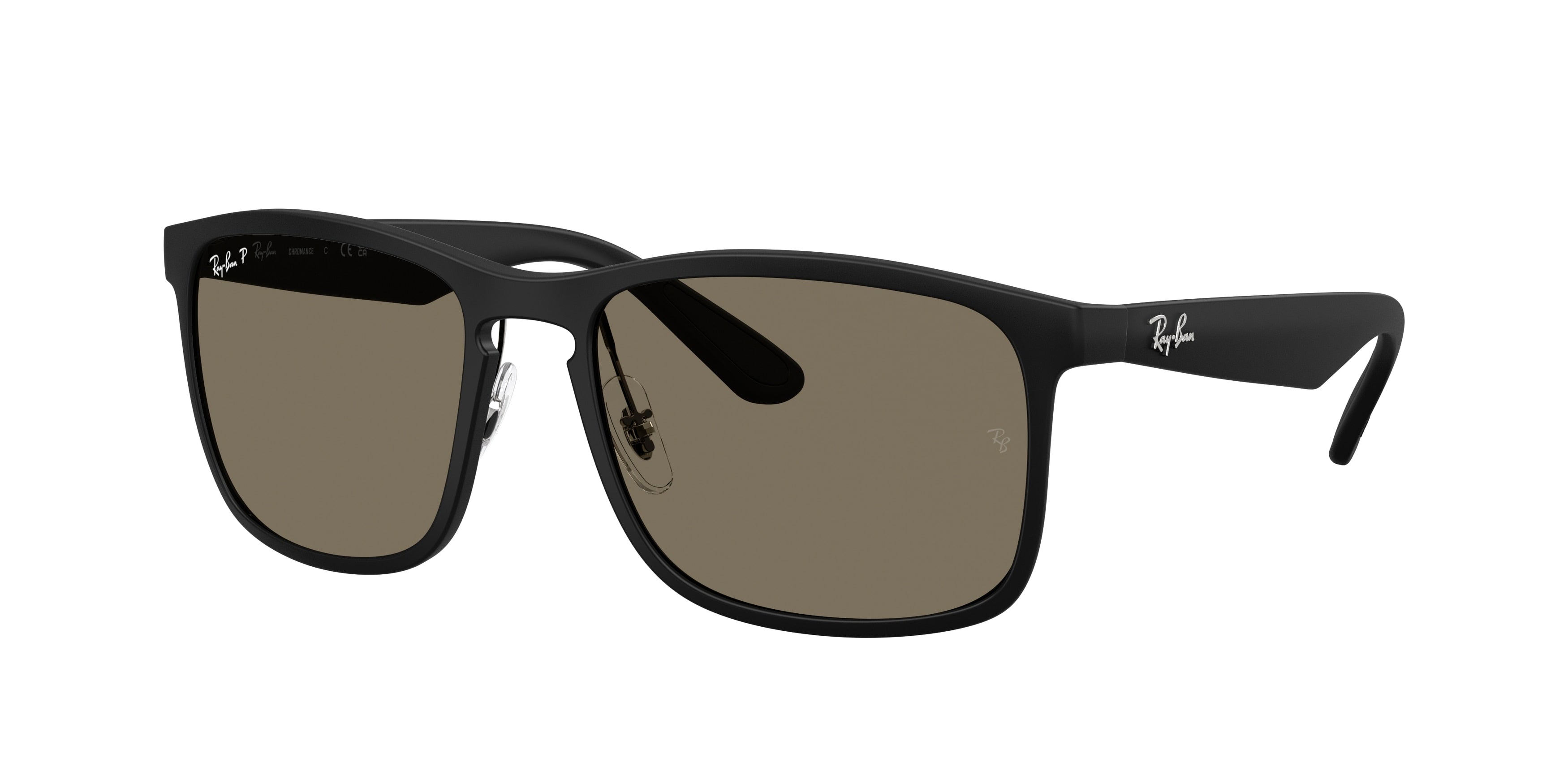 Ray-Ban RB4264 Square Sunglasses  601S87-Matte Black 58-145-18 - Color Map Black