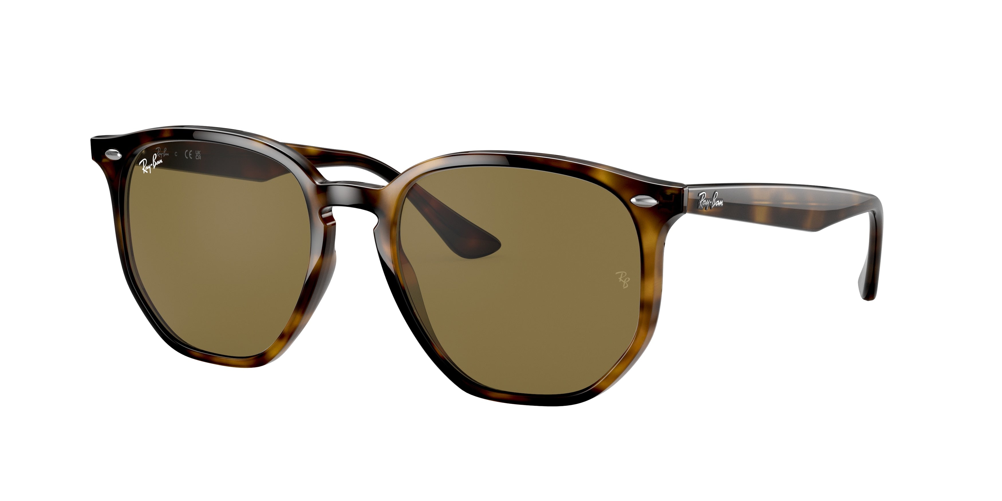 Ray-Ban RB4306 Irregular Sunglasses  710/73-Light Havana 54-145-19 - Color Map Tortoise