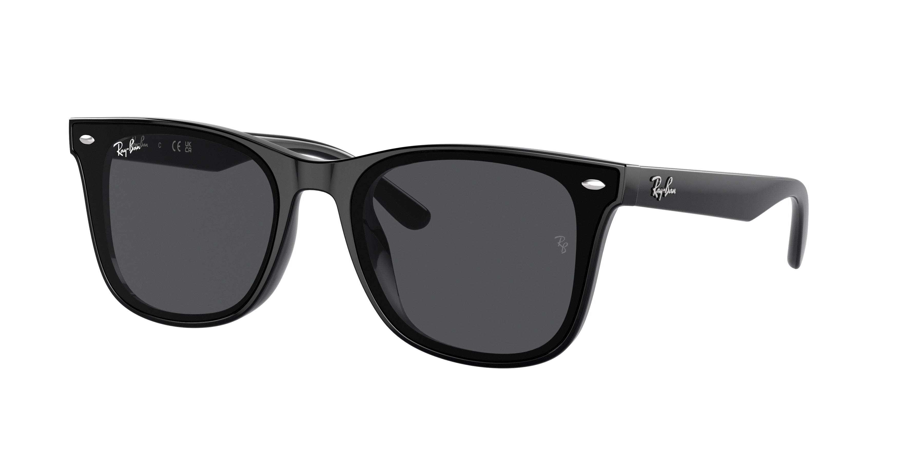 Ray-Ban RB4420 Square Sunglasses  601/87-Black 65-145-18 - Color Map Black