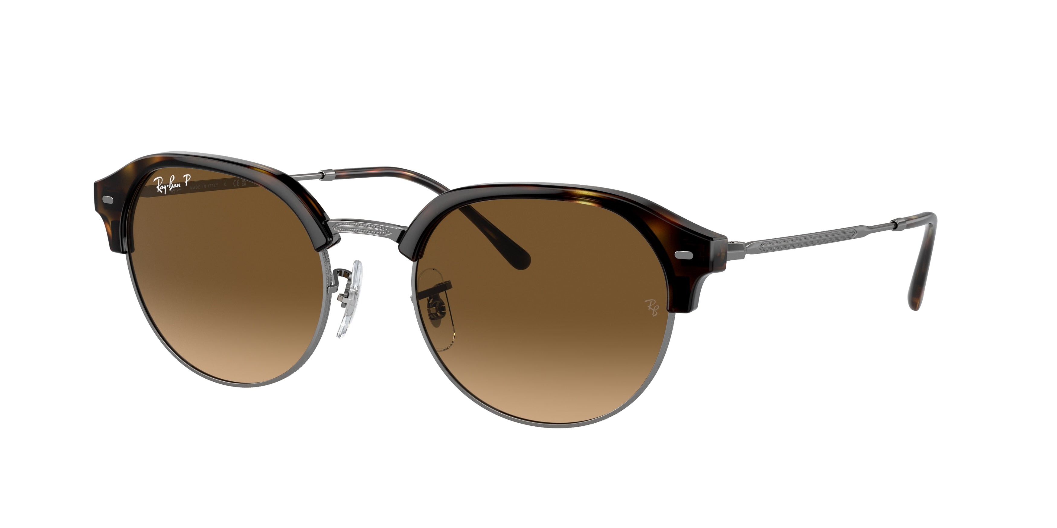 Ray-Ban RB4429 Irregular Sunglasses  710/M2-Havana On Gunmetal 55-145-20 - Color Map Tortoise