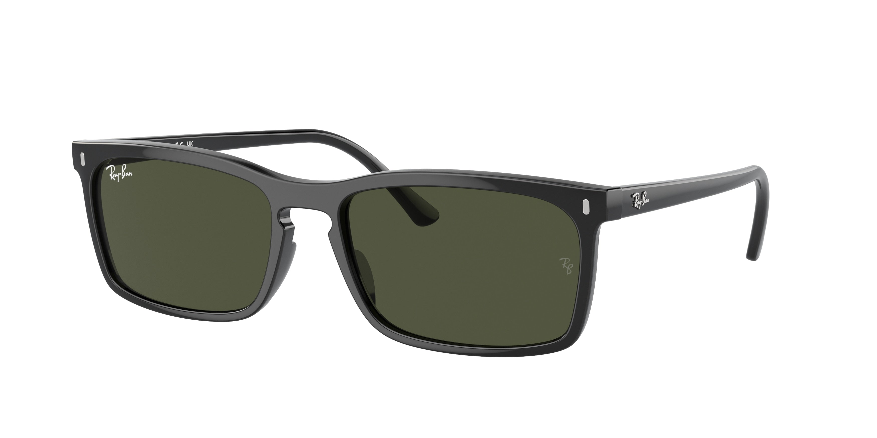Ray-Ban RB4435 Rectangle Sunglasses 901/31-Black 59-145-18 - Color Map Black