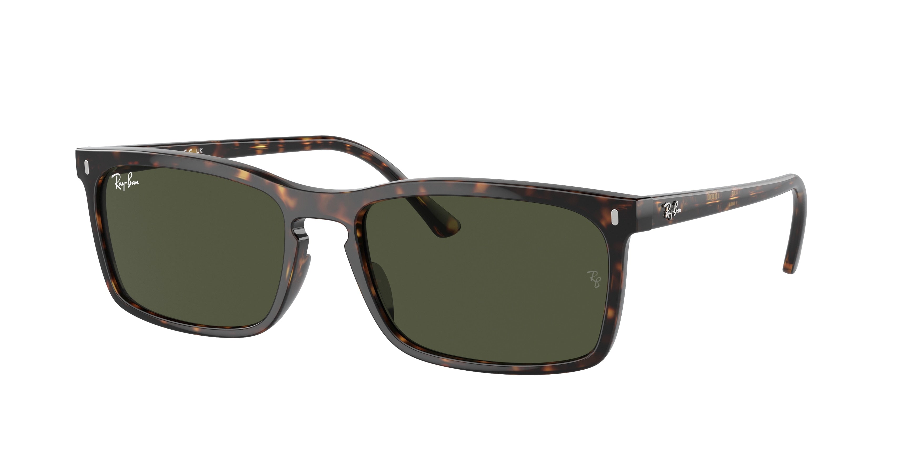 Ray-Ban RB4435 Rectangle Sunglasses 902/31-Havana 59-145-18 - Color Map Tortoise