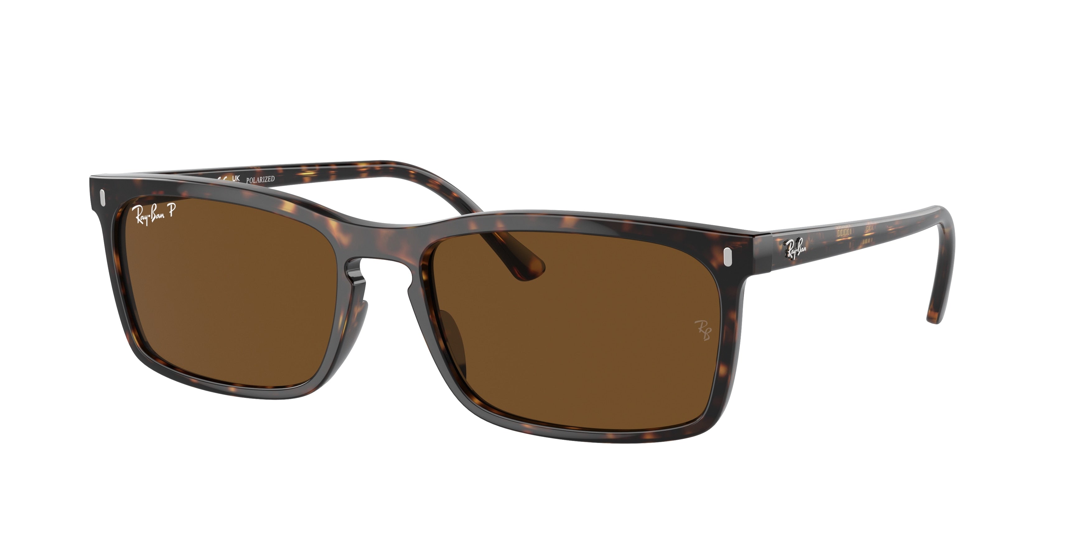 Ray-Ban RB4435 Rectangle Sunglasses 902/57-Havana 59-145-18 - Color Map Tortoise