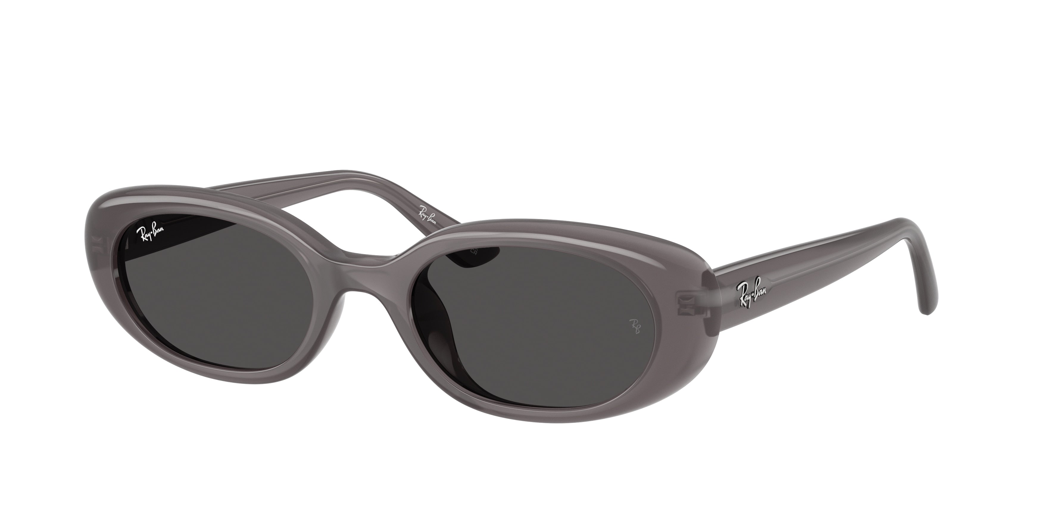 Ray-Ban RB4441D Pillow Sunglasses  677787-Transparent Dark Grey 53-145-21 - Color Map Grey