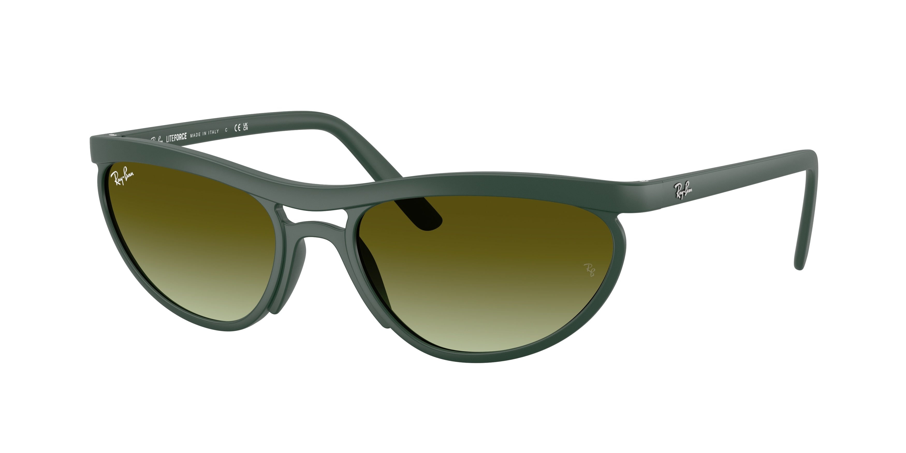 Ray-Ban RB4453 Pillow Sunglasses  6016E8-Sand Green 59-145-20 - Color Map Green