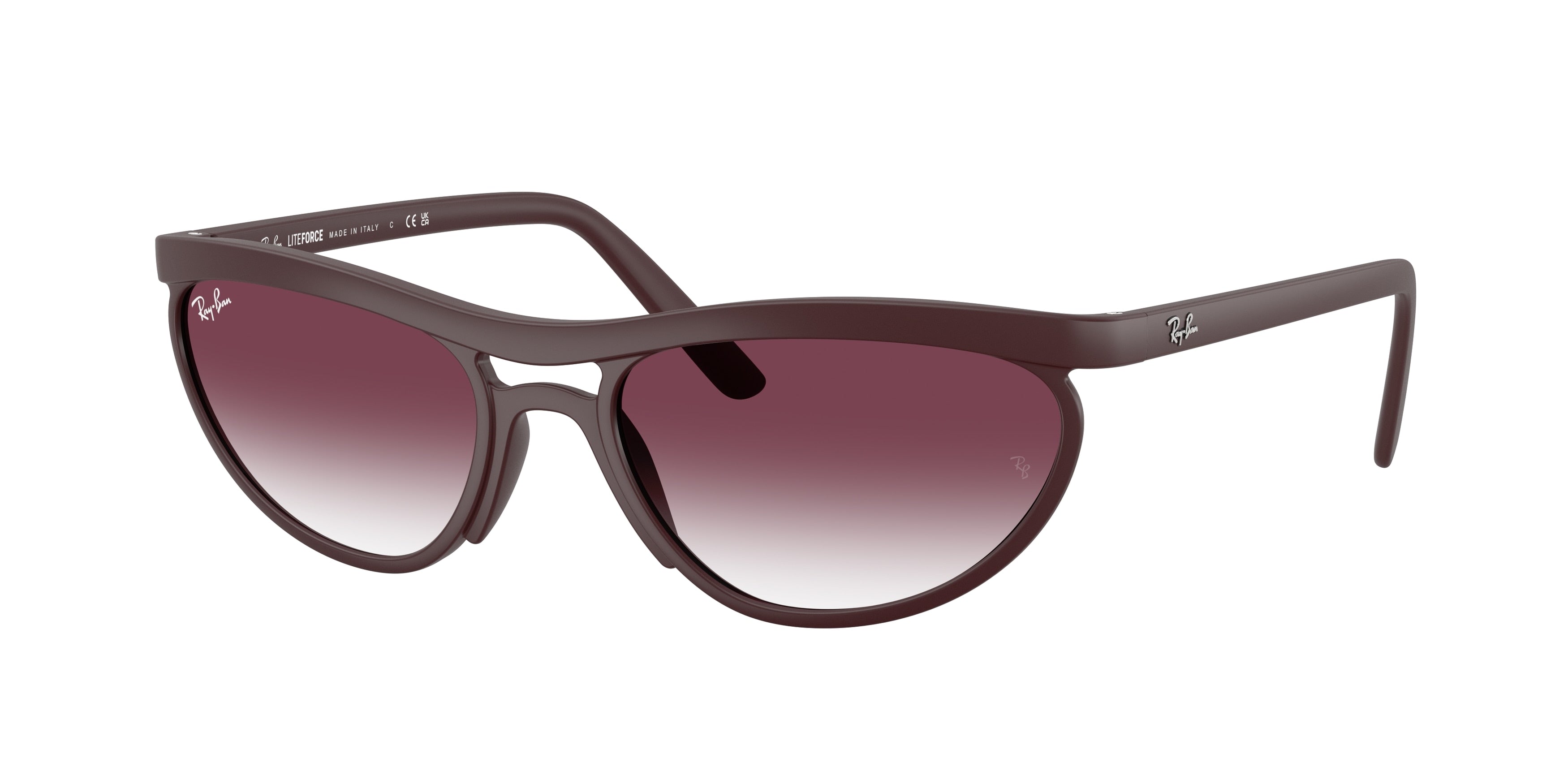 Ray-Ban RB4453 Pillow Sunglasses  64458H-Sand Dark Violet 59-145-20 - Color Map Violet
