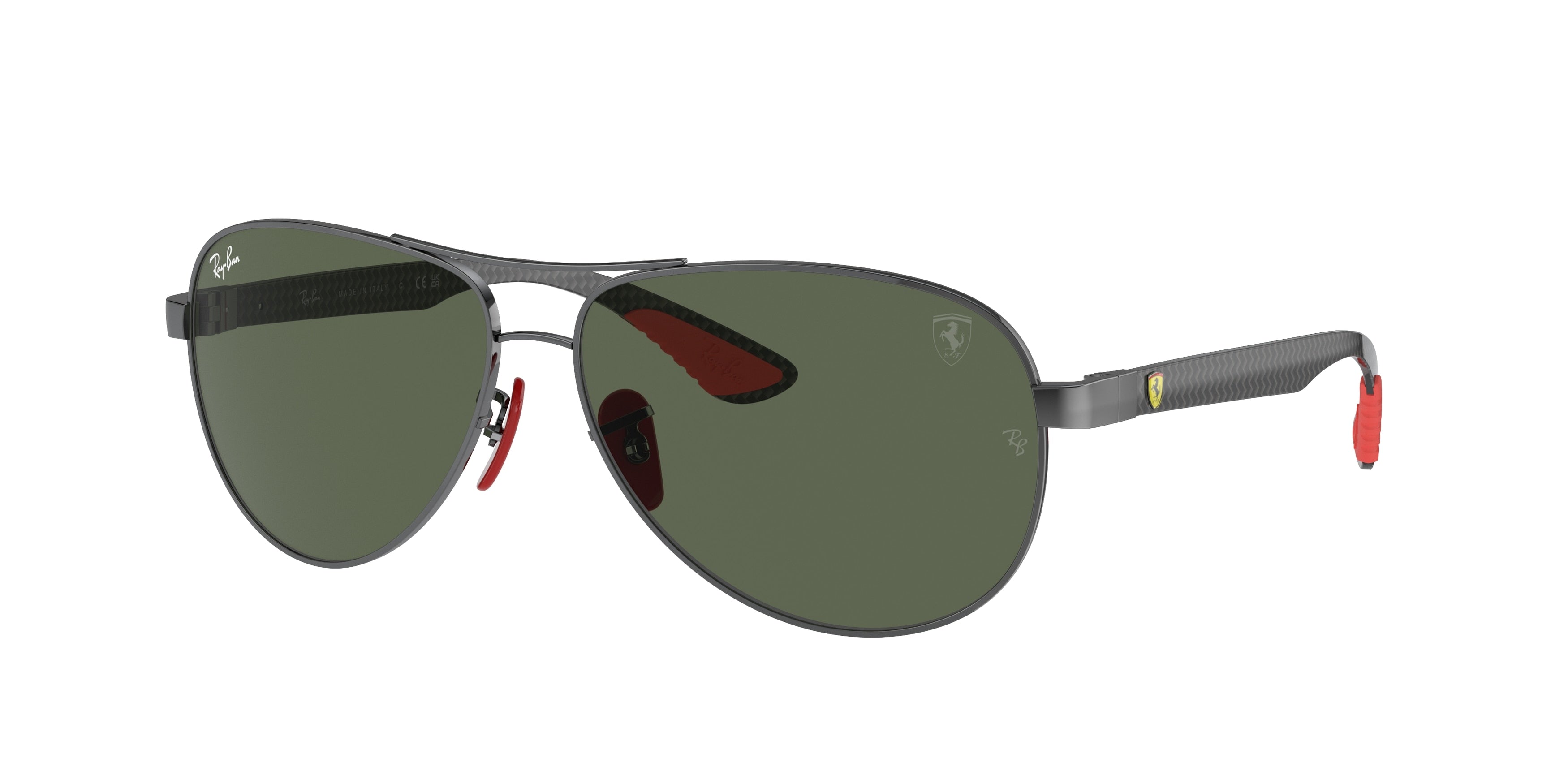Ray-Ban RB8331M Pilot Sunglasses  F00171-Gunmetal 61-140-13 - Color Map Grey