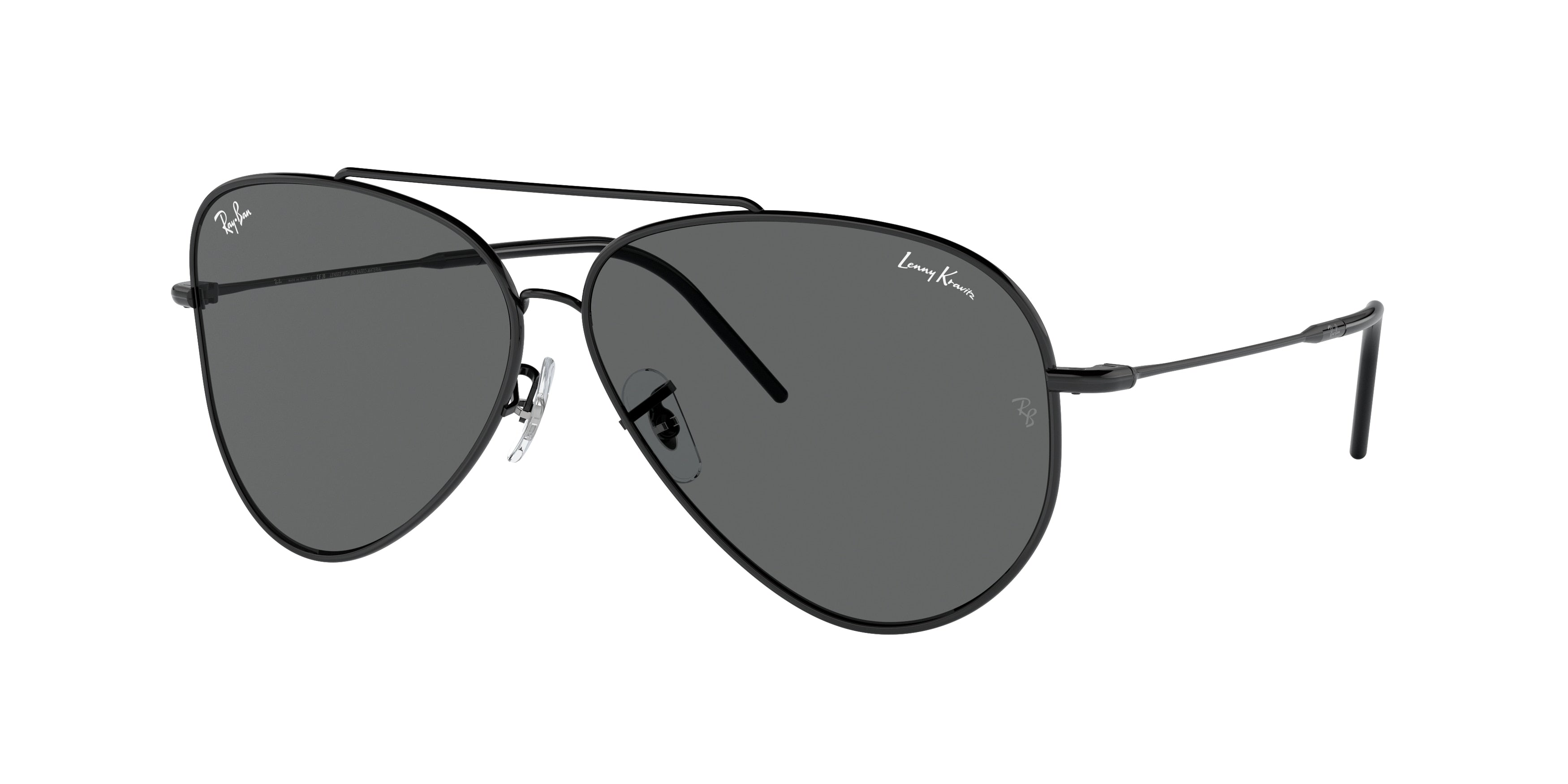 Ray-Ban AVIATOR REVERSE RBR0101S Pilot Sunglasses  002/GR-Black 62-145-11 - Color Map Black