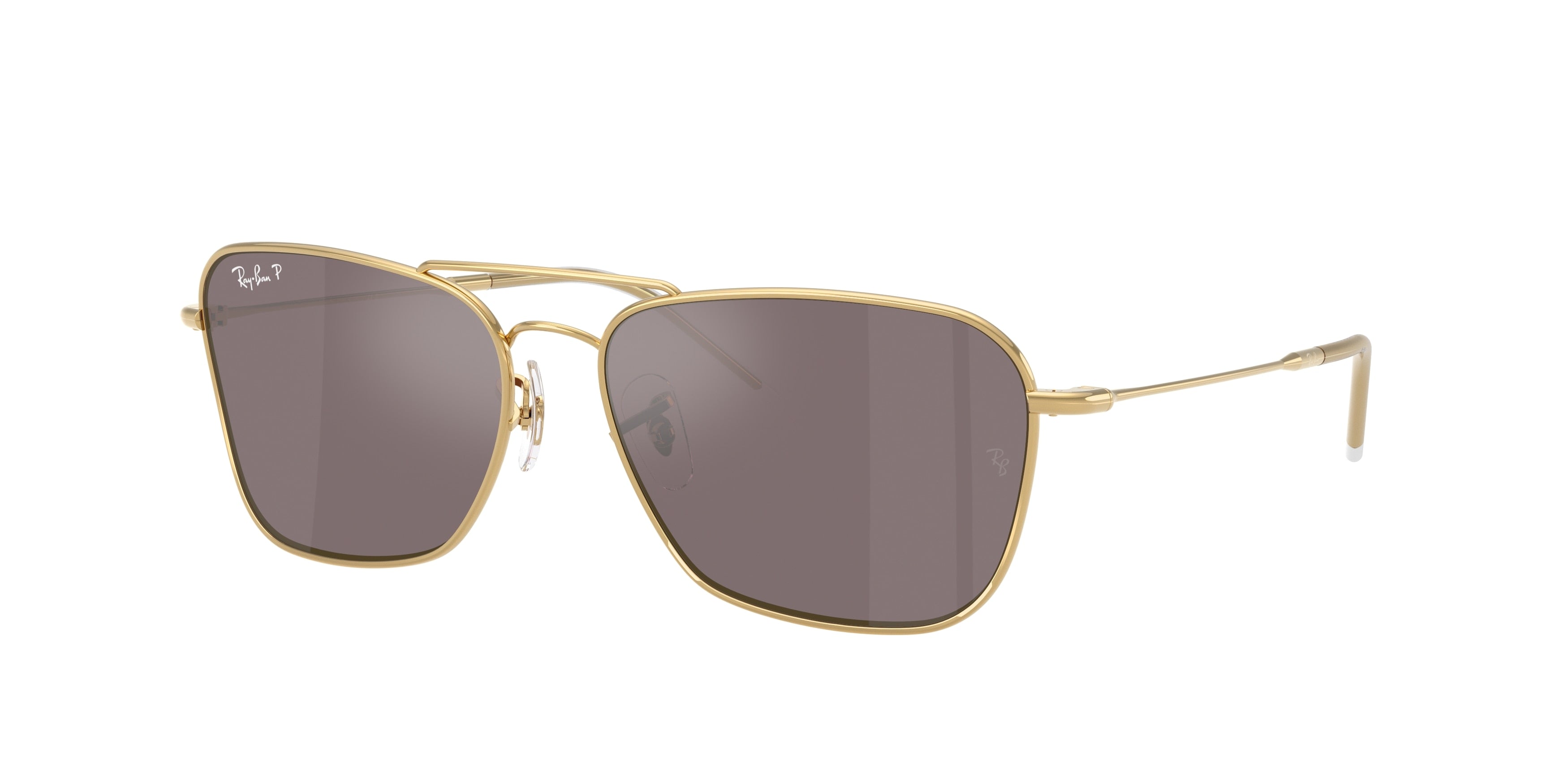 Ray-Ban CARAVAN REVERSE RBR0102S Square Sunglasses  001/LB-Arista Gold 61-145-15 - Color Map Gold