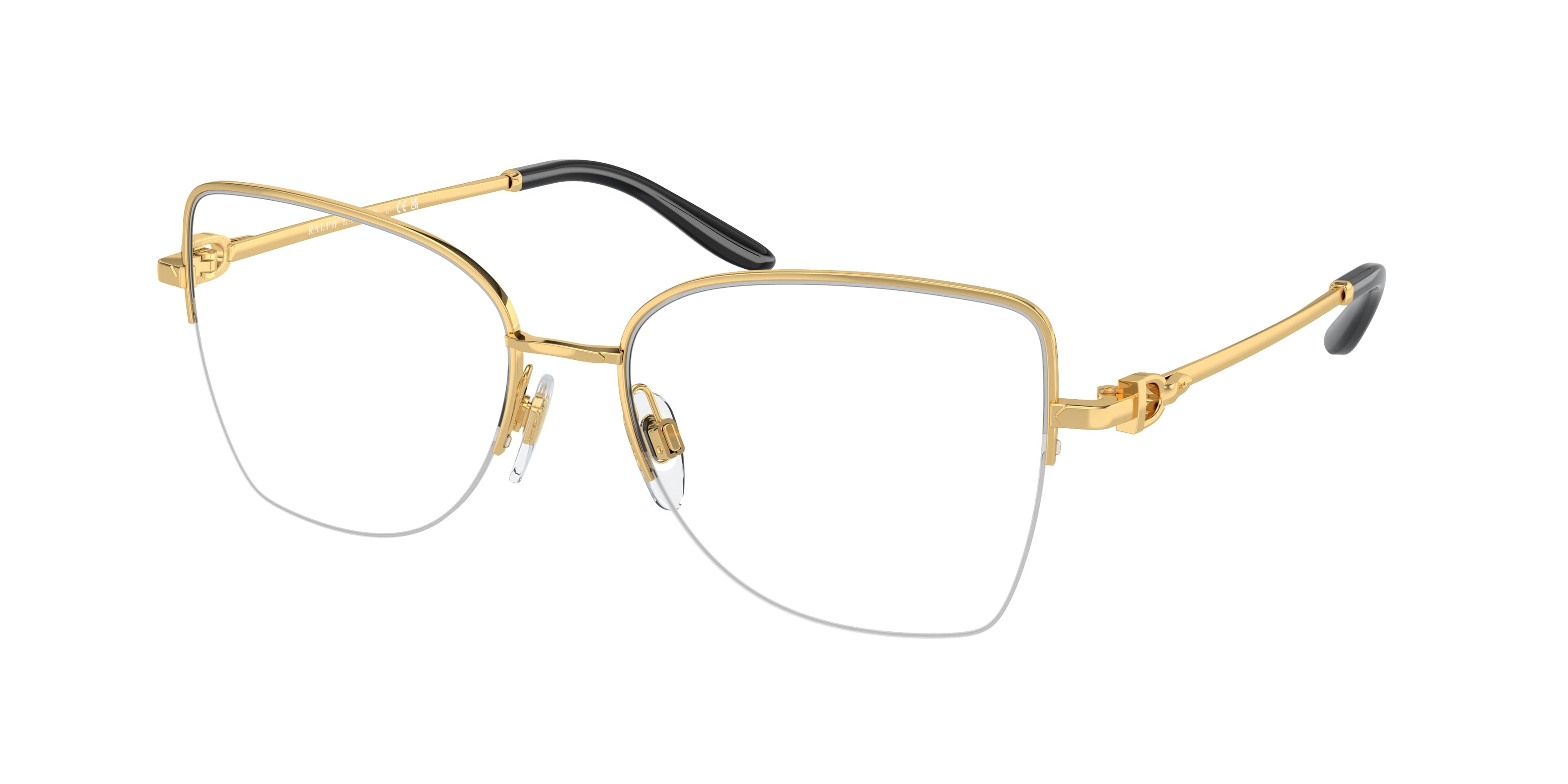 Ralph Lauren RL5122 Butterfly Eyeglasses  9004-Gold 56-145-17 - Color Map Gold