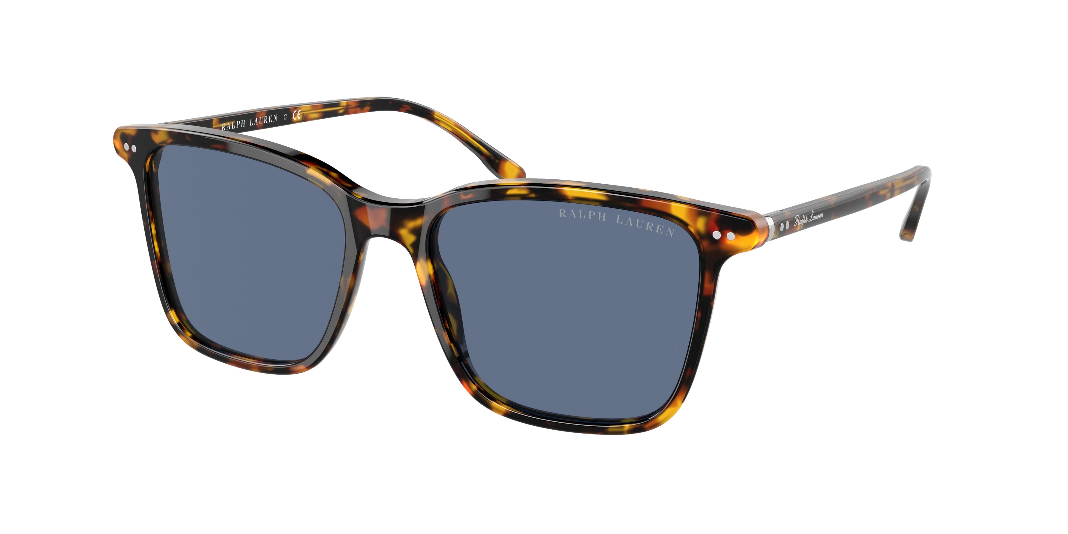 Ralph Lauren RL8199 Pillow Sunglasses 513480-Shiny Antique Tortoise 53-145-17 - Color Map Tortoise