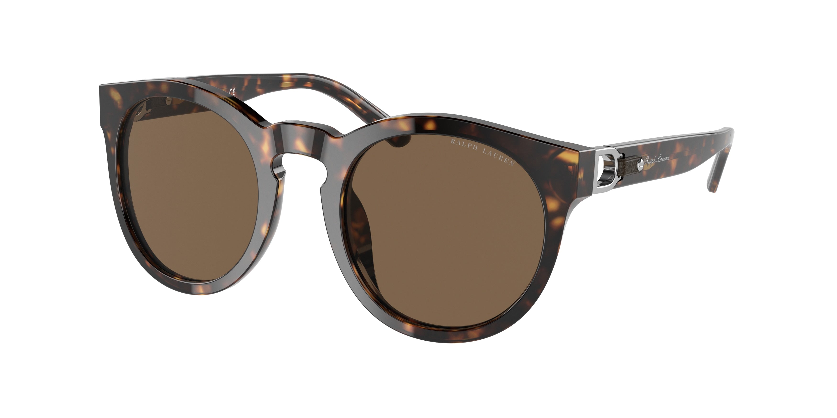 Ralph Lauren RL8204QU Phantos Sunglasses  500373-Shiny Dark Havana 50-145-22 - Color Map Tortoise
