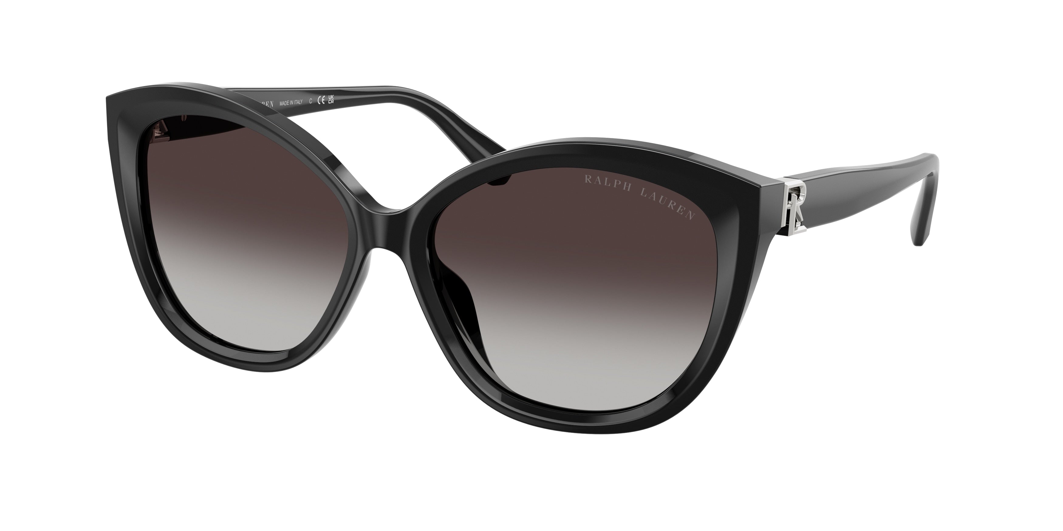 Ralph Lauren RL8225U Butterfly Sunglasses 50018G-Black 57-145-16 - Color Map Black
