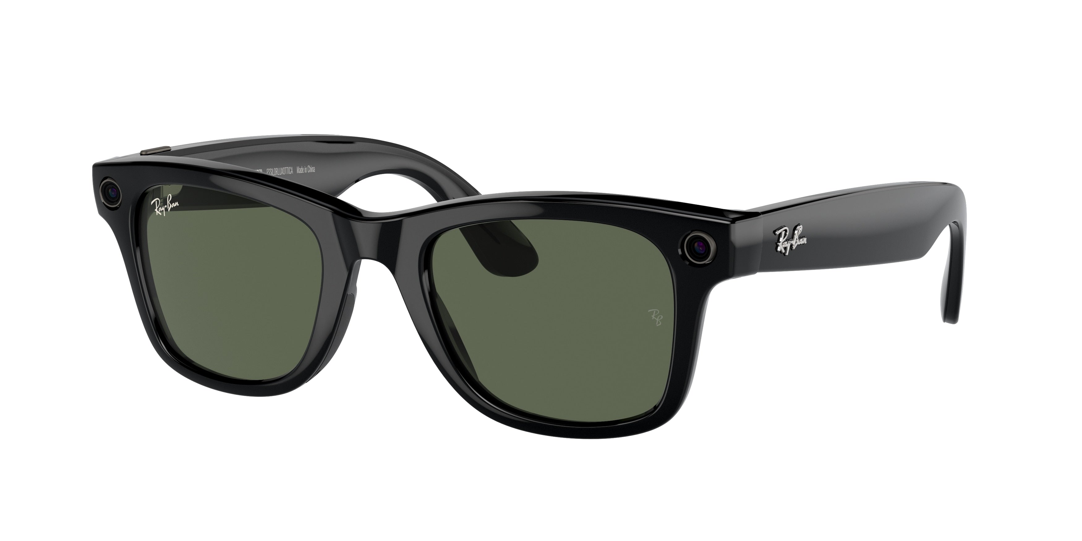 Ray-Ban Stories WAYFARER RW4006 Square Eyeglasses  601/71-Black 50-150-22 - Color Map Black