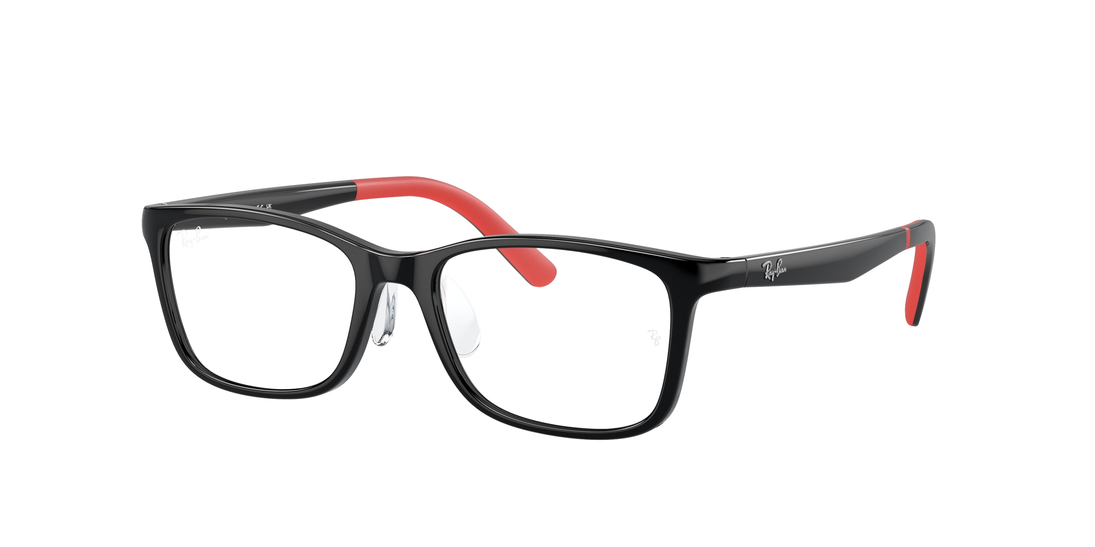 Ray-Ban Junior Vista RY1626D Rectangle Eyeglasses 3876-Black 49-140-16 - Color Map Black