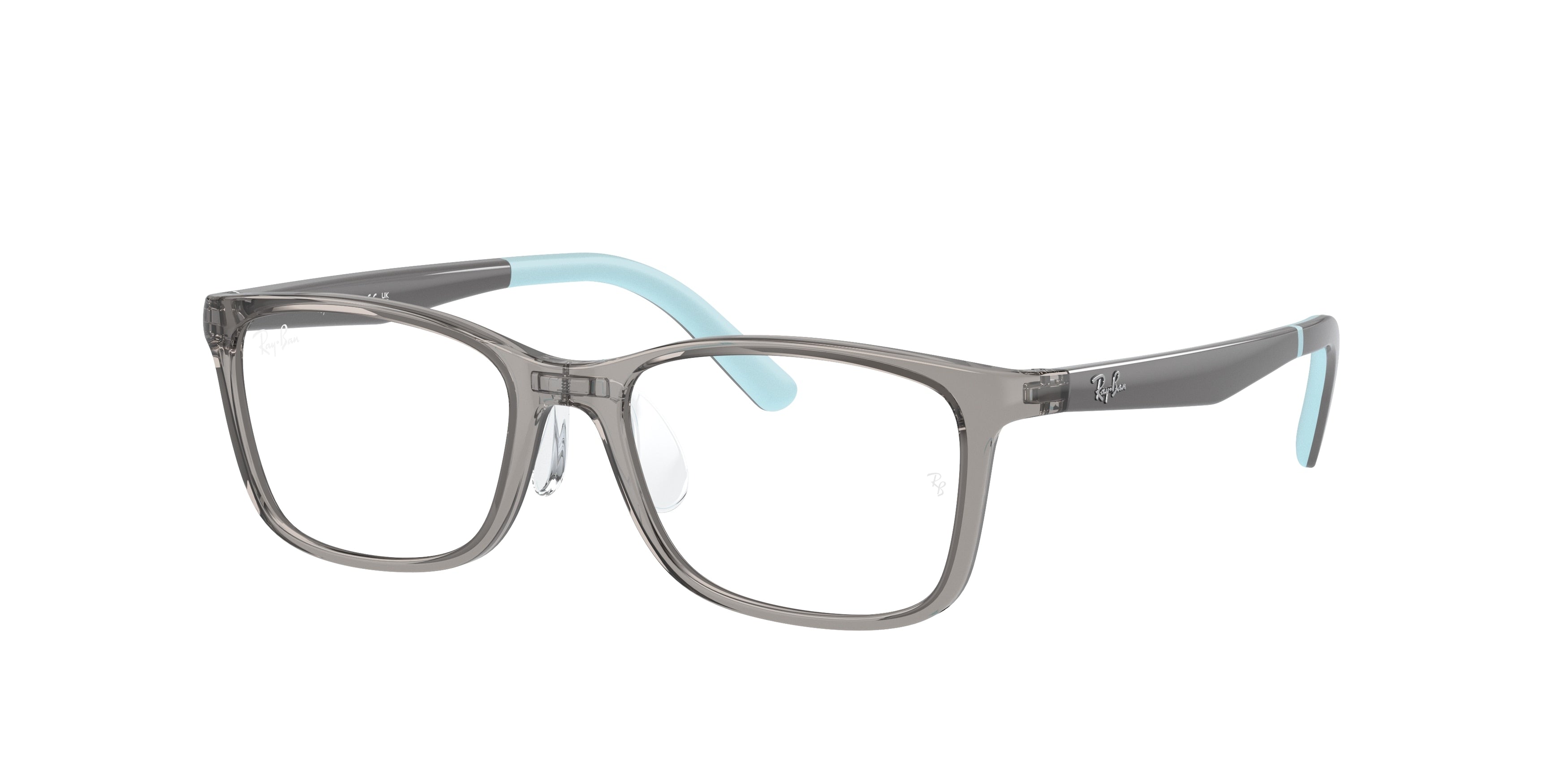 Ray-Ban Junior Vista RY1626D Rectangle Eyeglasses 3908-Transparent Grey 49-140-16 - Color Map Grey