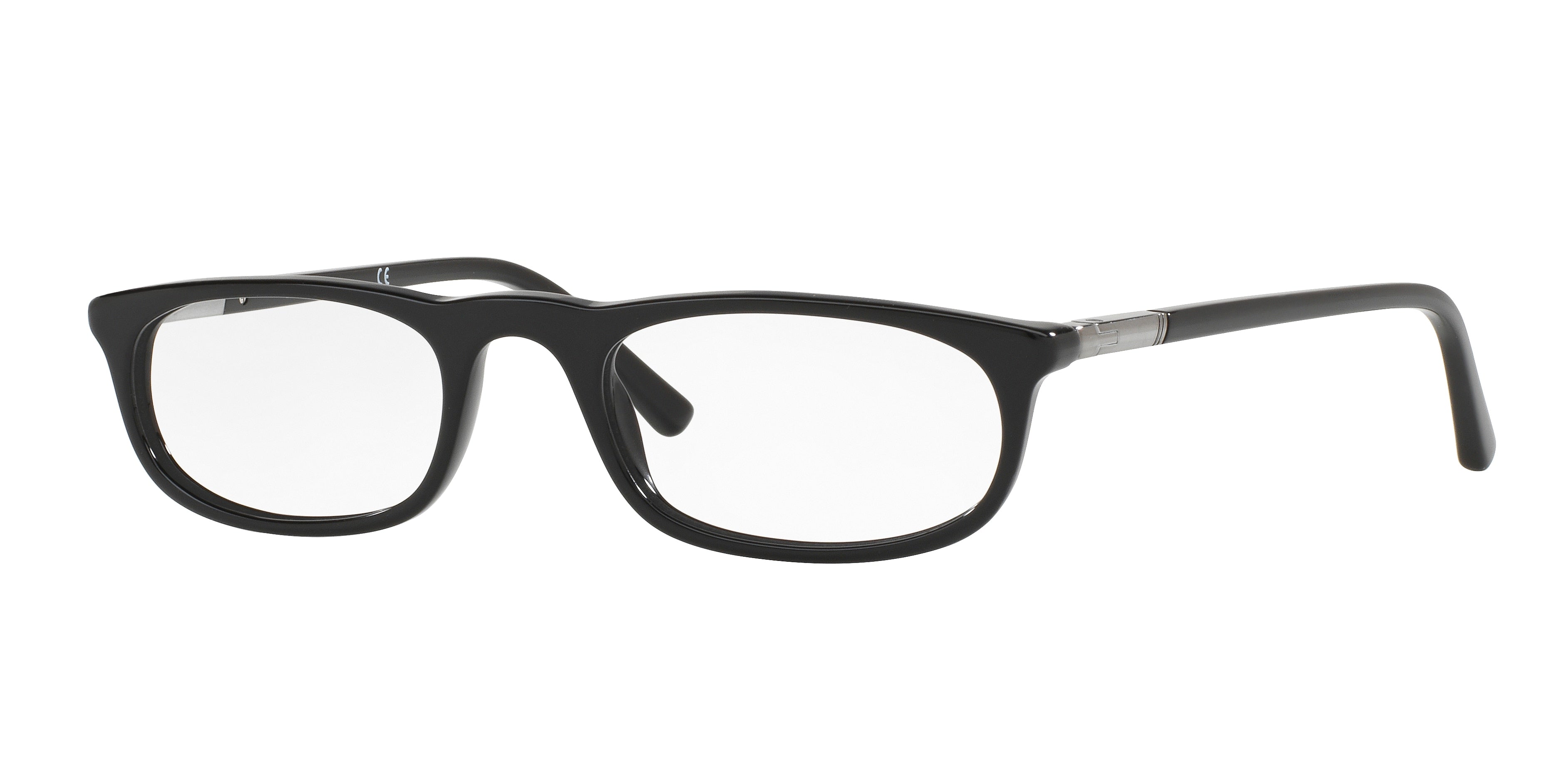 Sferoflex SF1137 Oval Eyeglasses C568-Black 52-145-21 - Color Map Black
