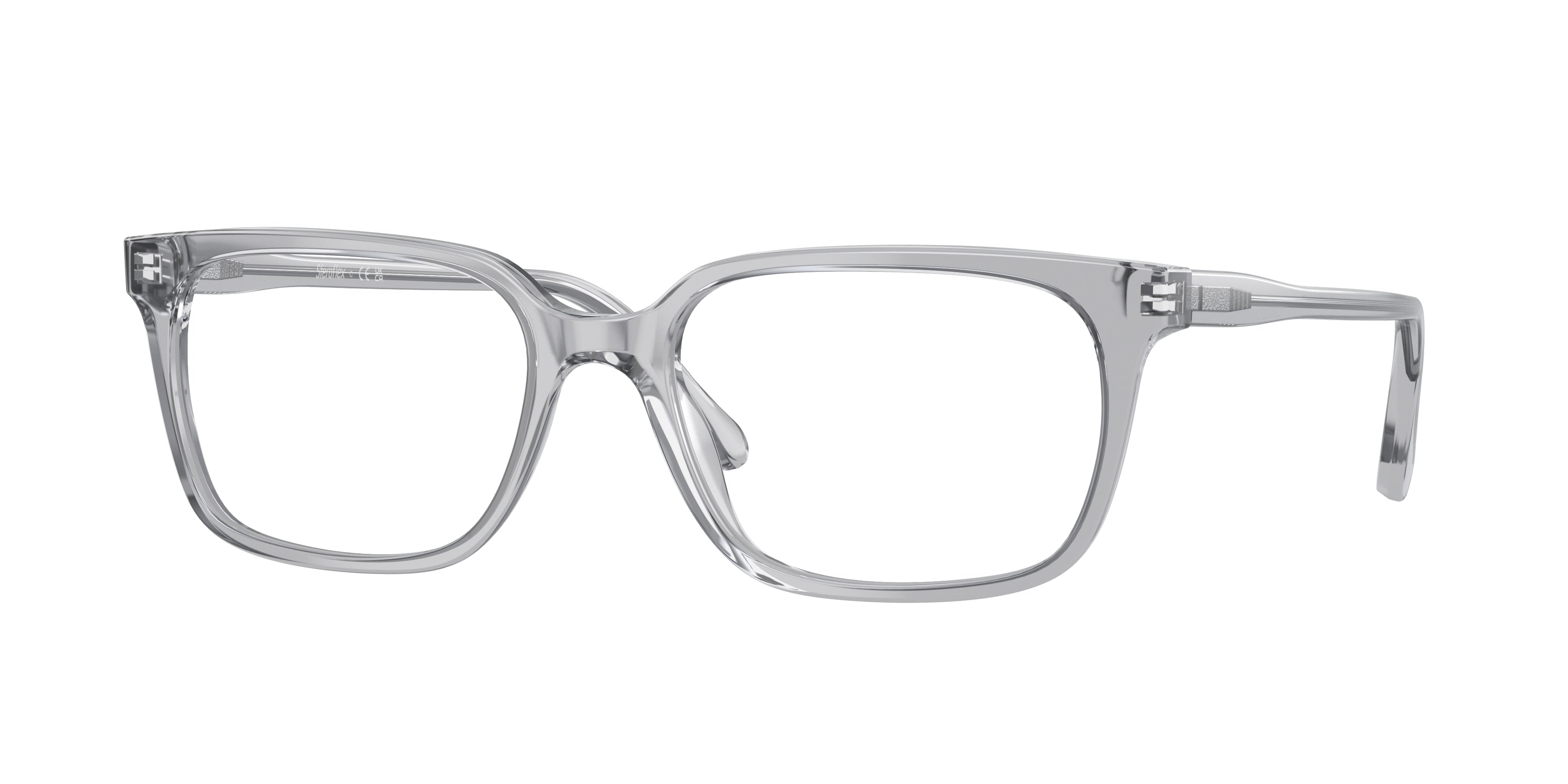 Sferoflex SF1151 Rectangle Eyeglasses C642-Transparent Grey 56-145-18 - Color Map Grey