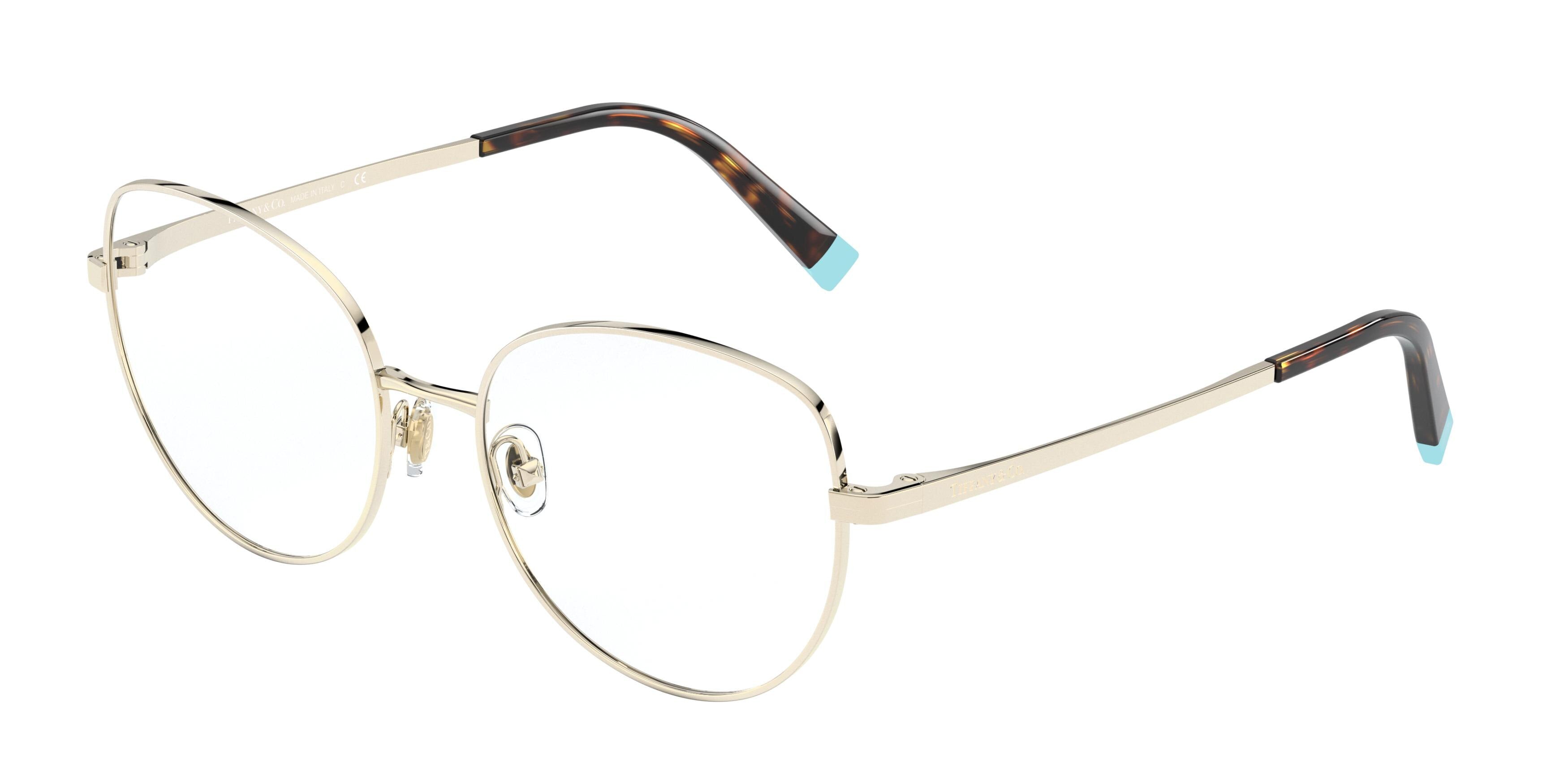 Tiffany TF1138 Round Eyeglasses  6021-Pale Gold 51-140-17 - Color Map Gold