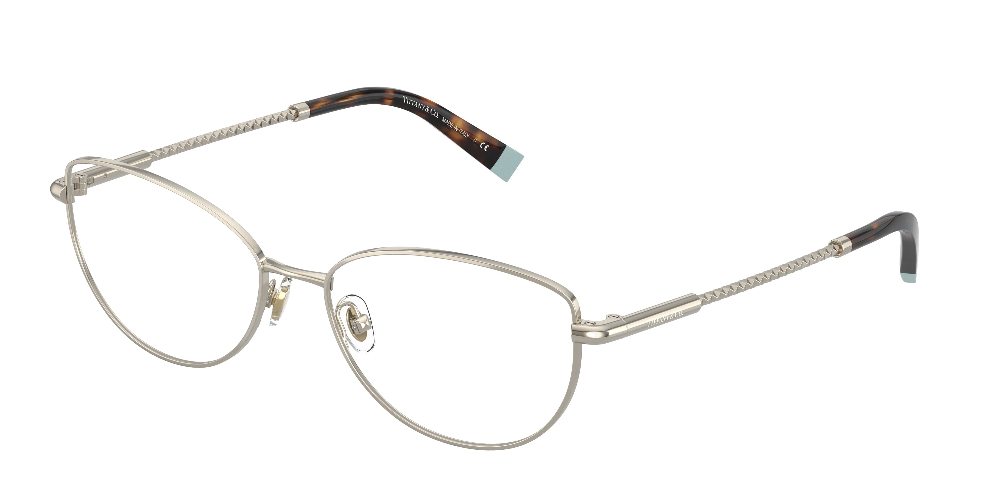 Tiffany TF1139 Butterfly Eyeglasses 6021-Pale Gold 55-140-16 - Color Map Gold