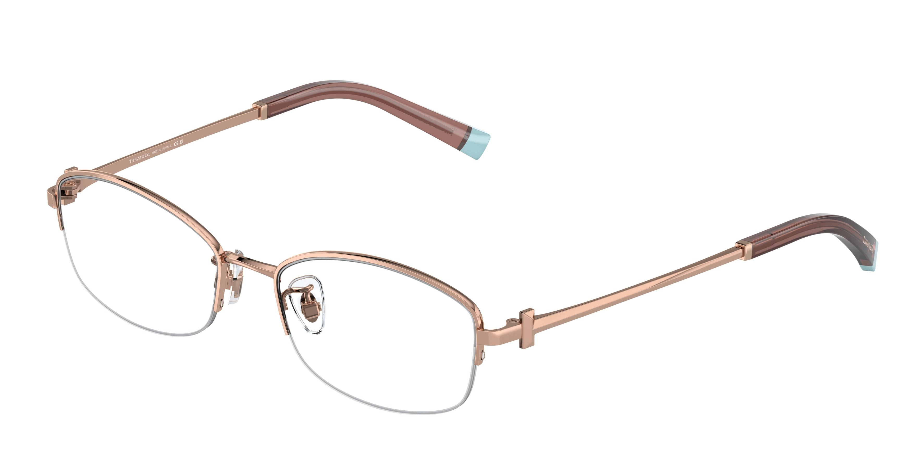 Tiffany TF1149TD Oval Eyeglasses 6168-Rubedo 52-140-17 - Color Map Red