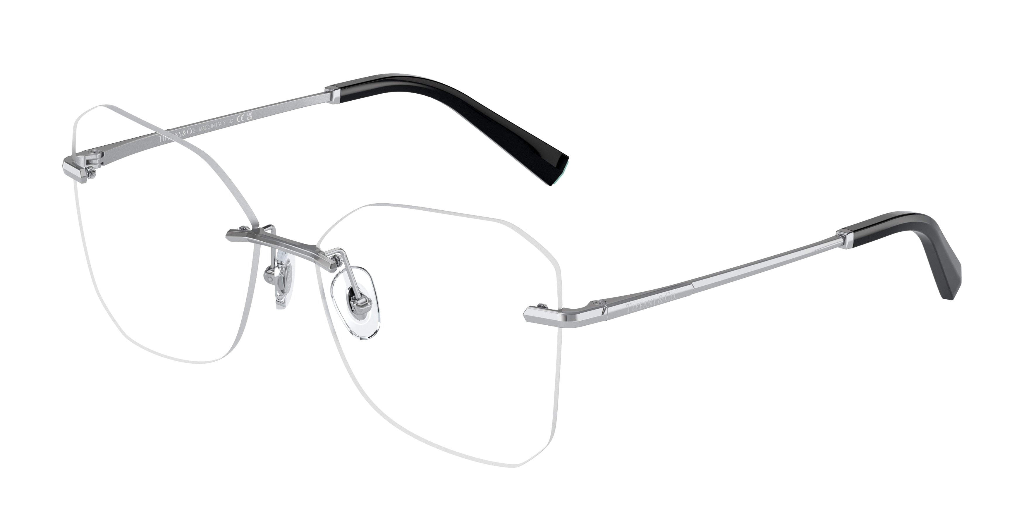 Tiffany TF1150 Irregular Eyeglasses 6001-Silver 55-140-15 - Color Map Silver