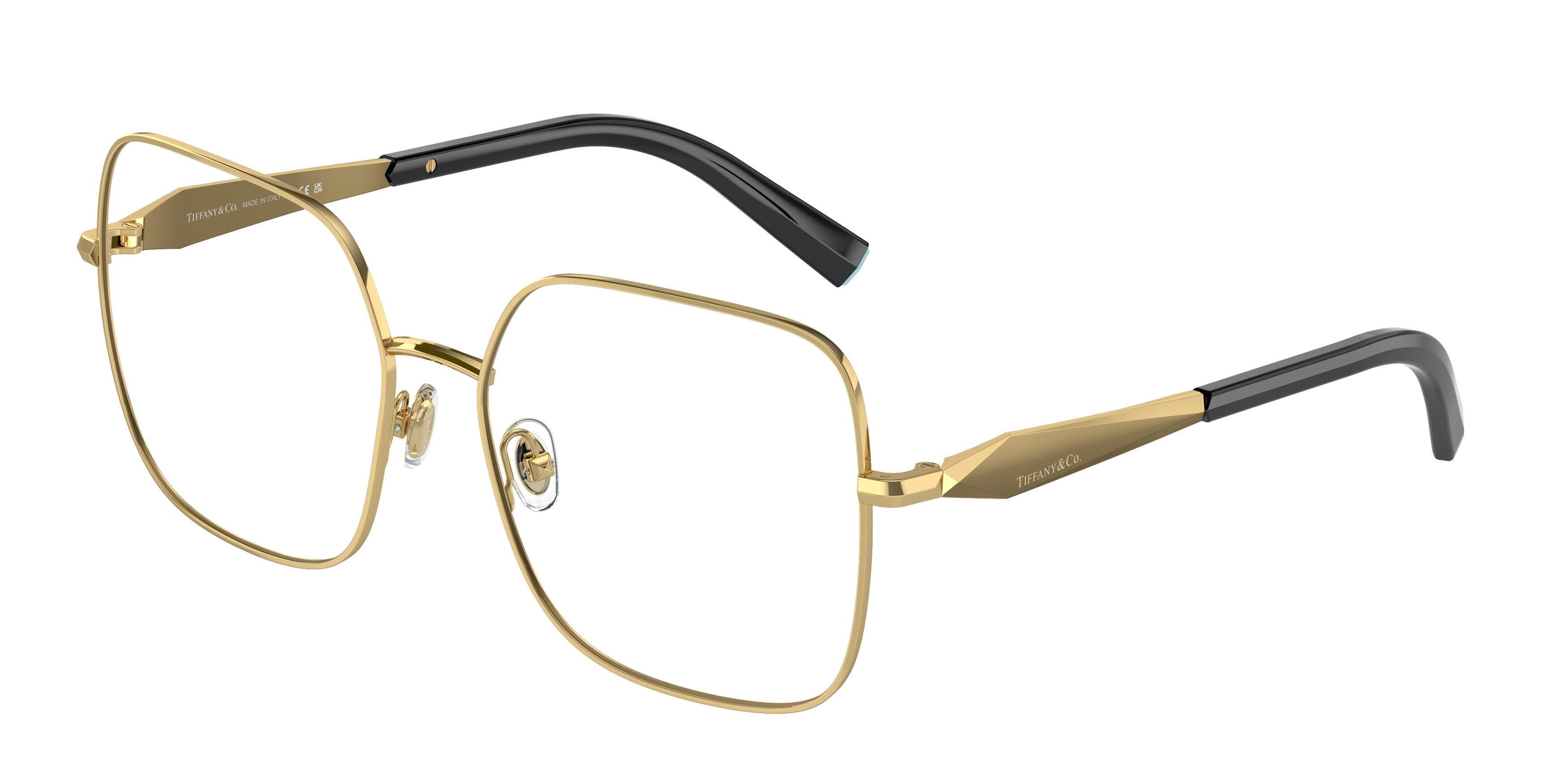 Tiffany TF1151 Square Eyeglasses 6002-Gold 56-140-16 - Color Map Gold