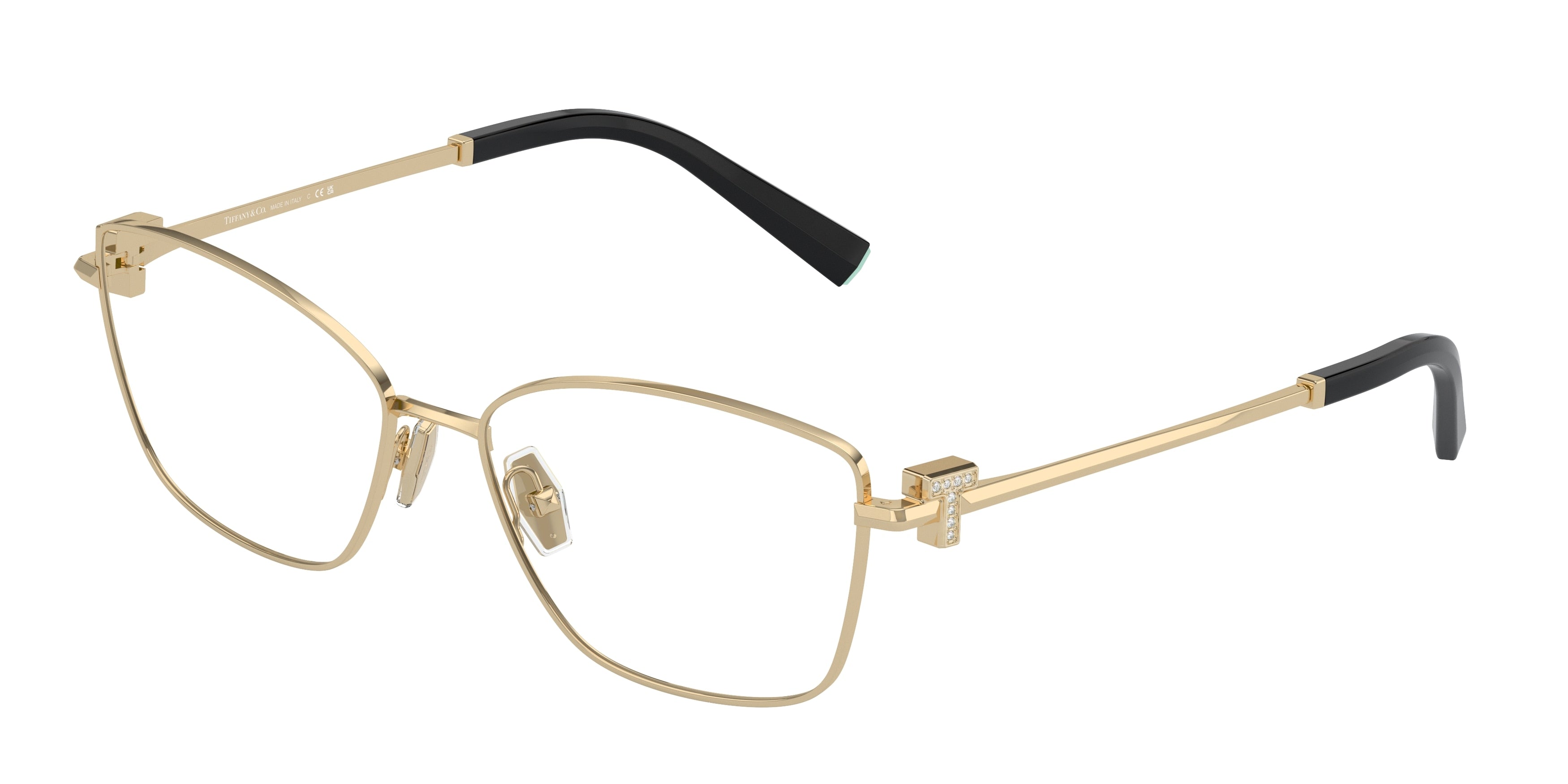 Tiffany TF1160B Butterfly Eyeglasses  6021-Pale Gold 56-140-16 - Color Map Gold