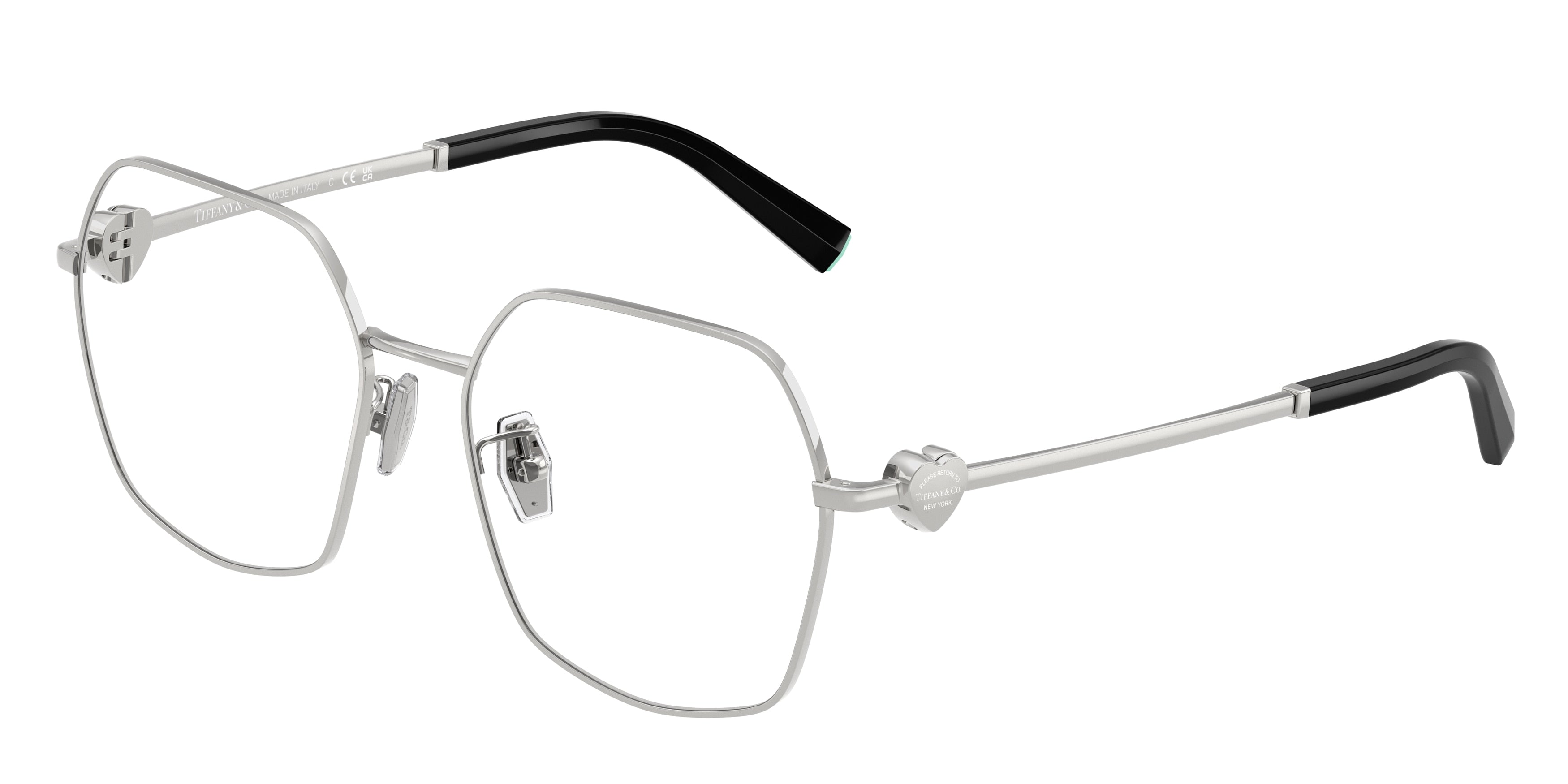 Tiffany TF1165BD Irregular Eyeglasses  6001-Silver 54-145-17 - Color Map Silver