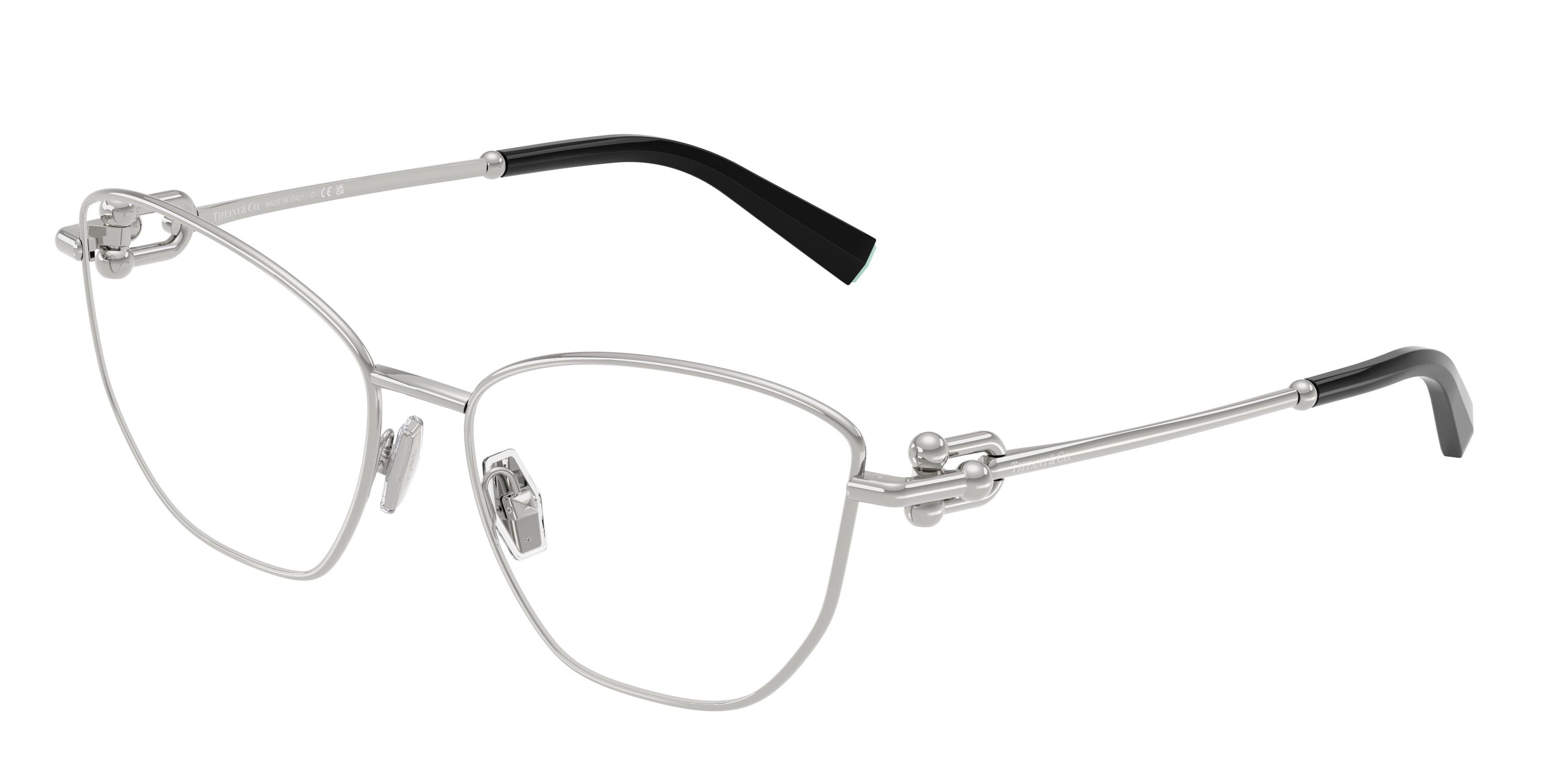 Tiffany TF1166 Cat Eye Eyeglasses 6001-Silver 57-140-16 - Color Map Silver