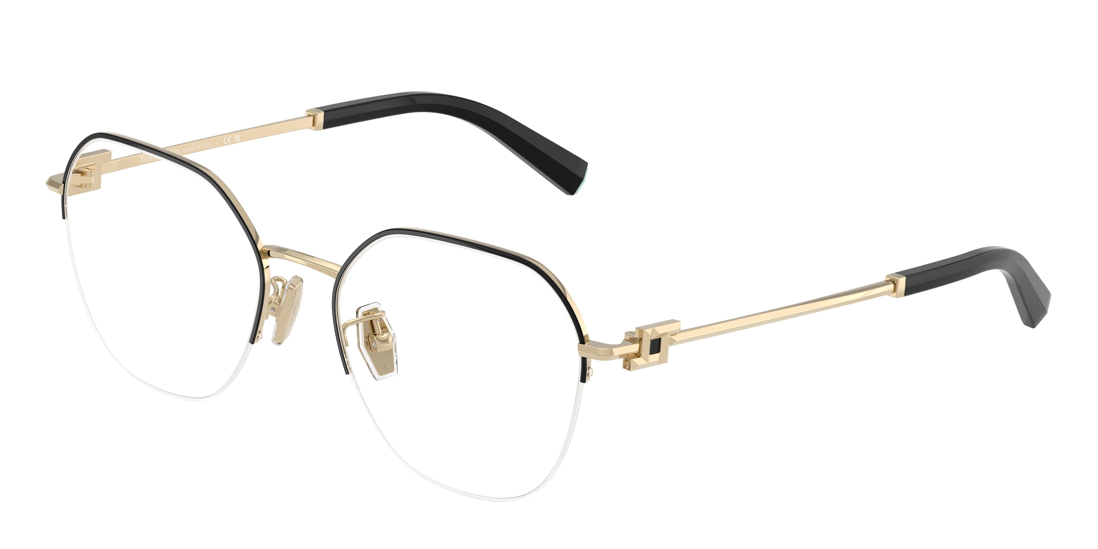 Tiffany TF1167D Round Eyeglasses  6164-Pale Gold 53-140-18 - Color Map Gold