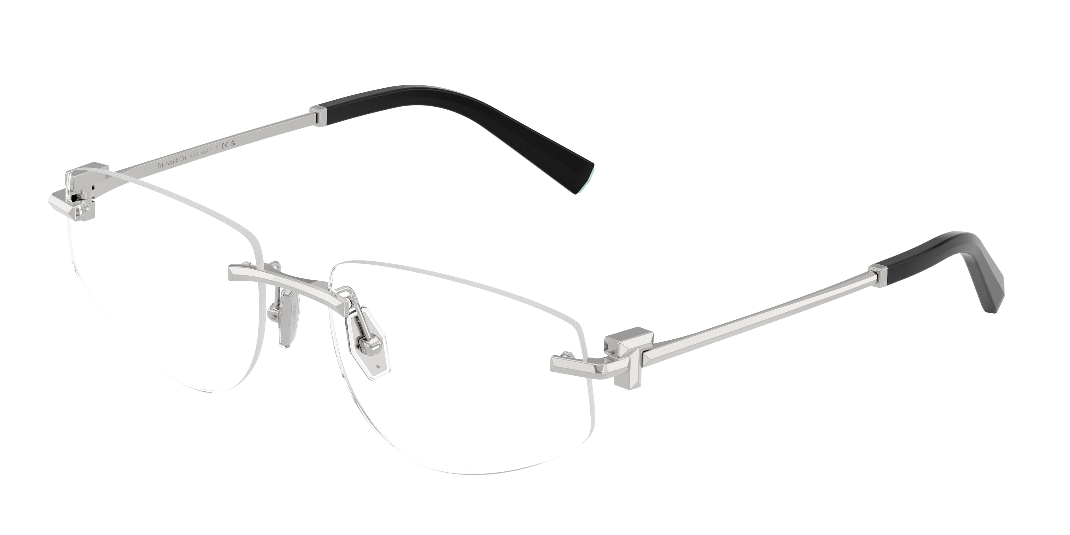 Tiffany TF1175 Irregular Eyeglasses 6001-Silver 56-140-17 - Color Map Silver