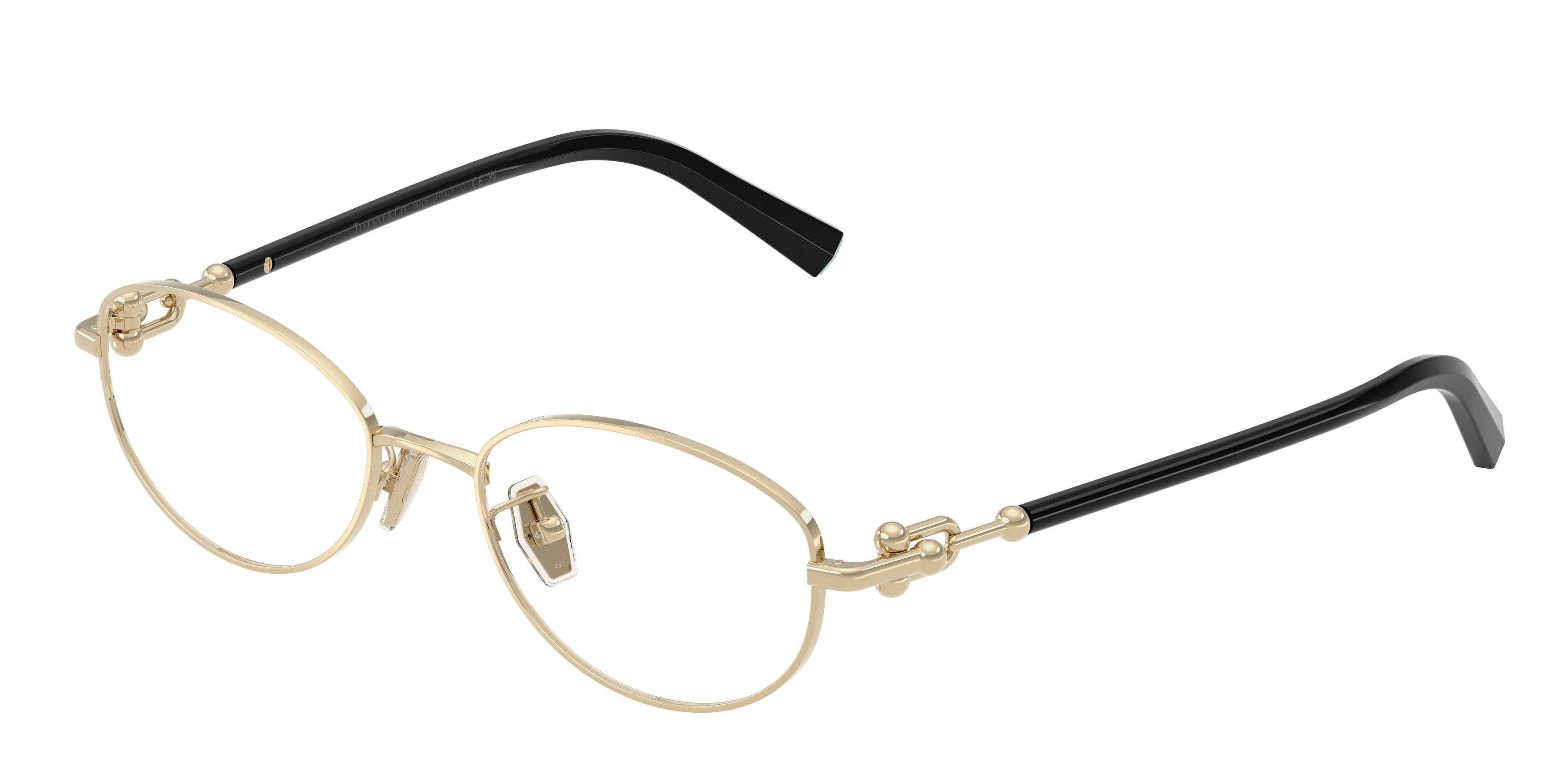Tiffany TF1176D Oval Eyeglasses 6021-Pale Gold 51-140-18 - Color Map Gold