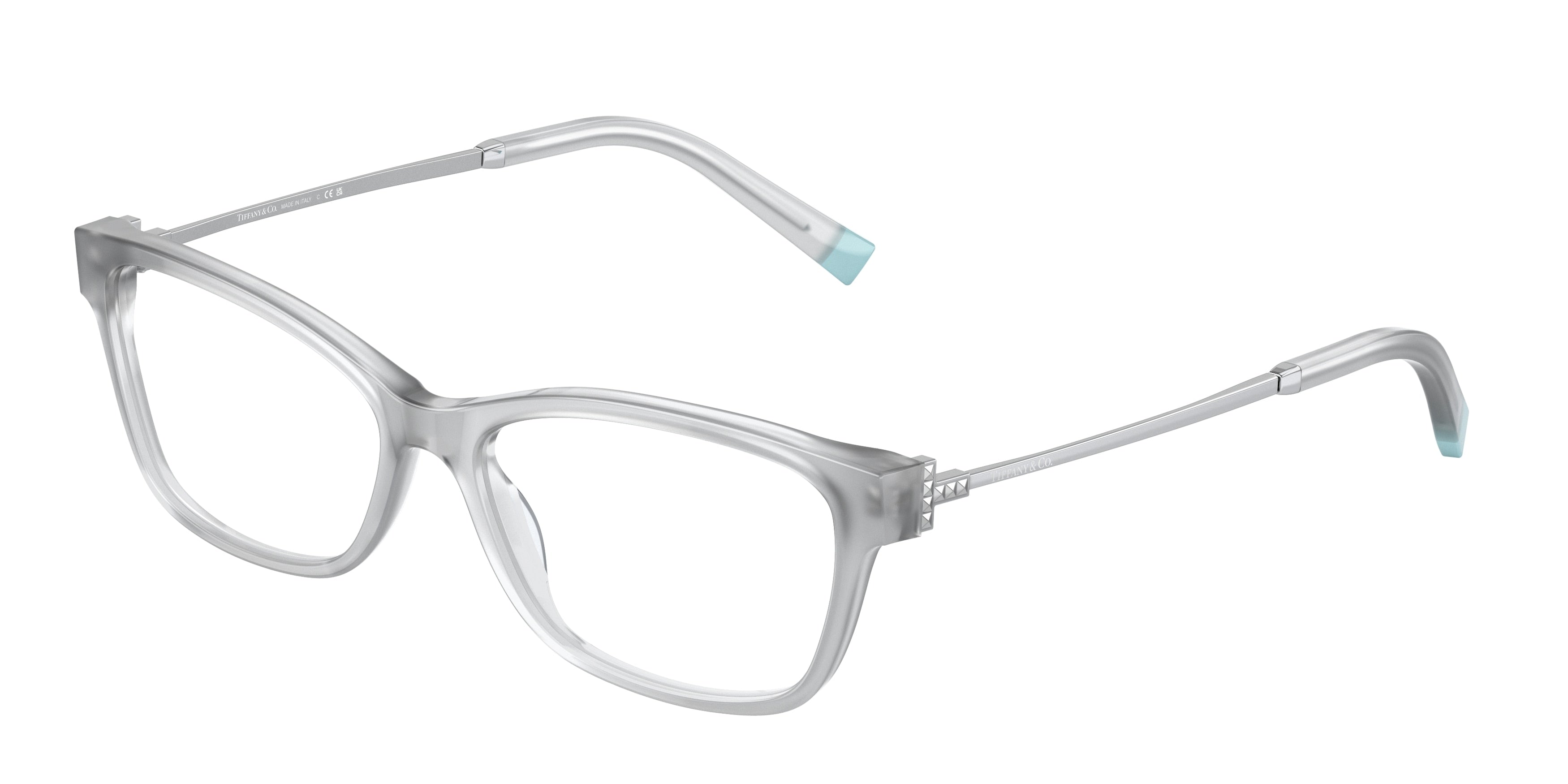 Tiffany TF2204F Rectangle Eyeglasses 8267-Opal Grey 54-140-15 - Color Map Grey