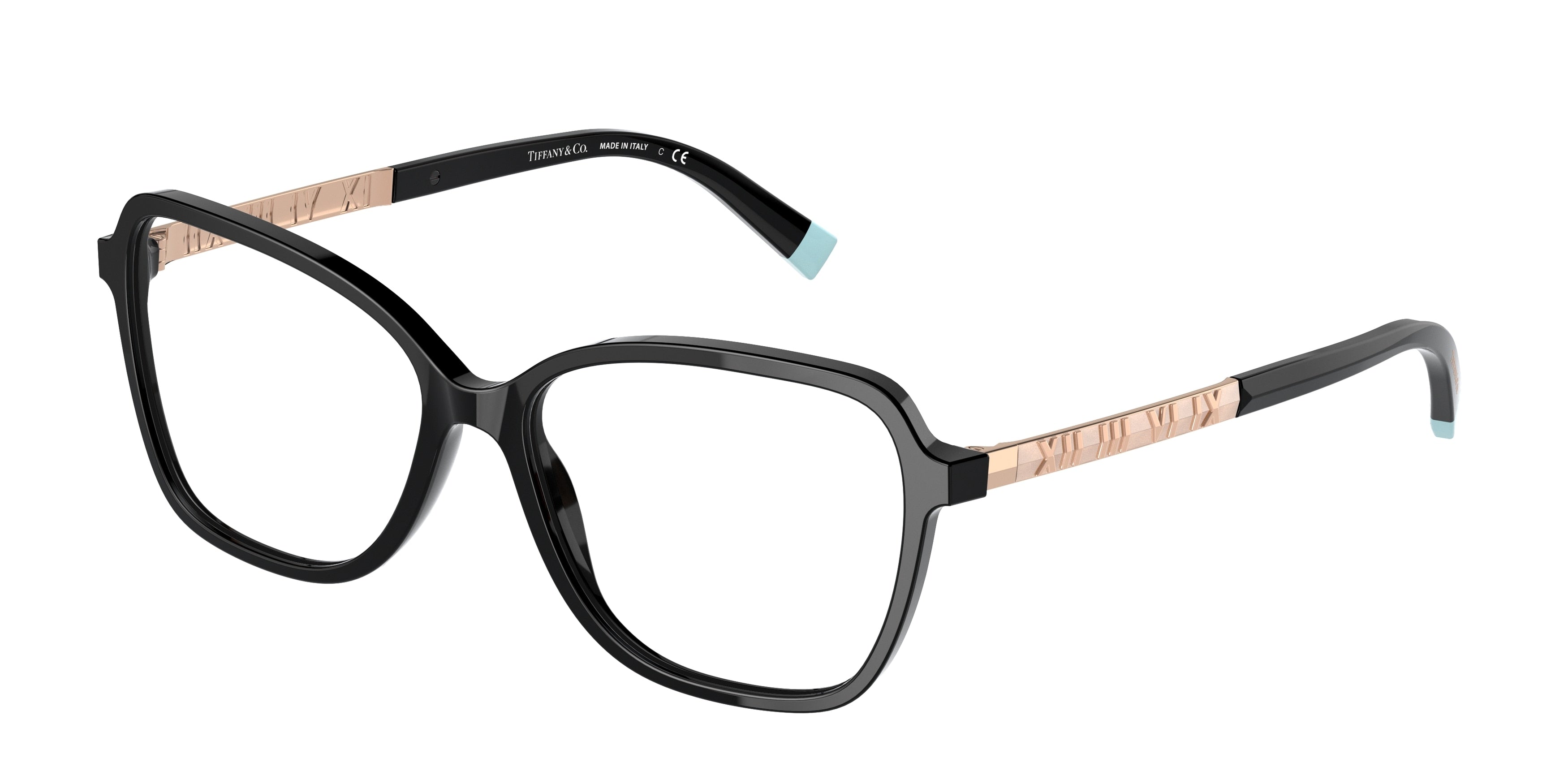 Tiffany TF2211 Pillow Eyeglasses 8001-Black 54-140-15 - Color Map Black