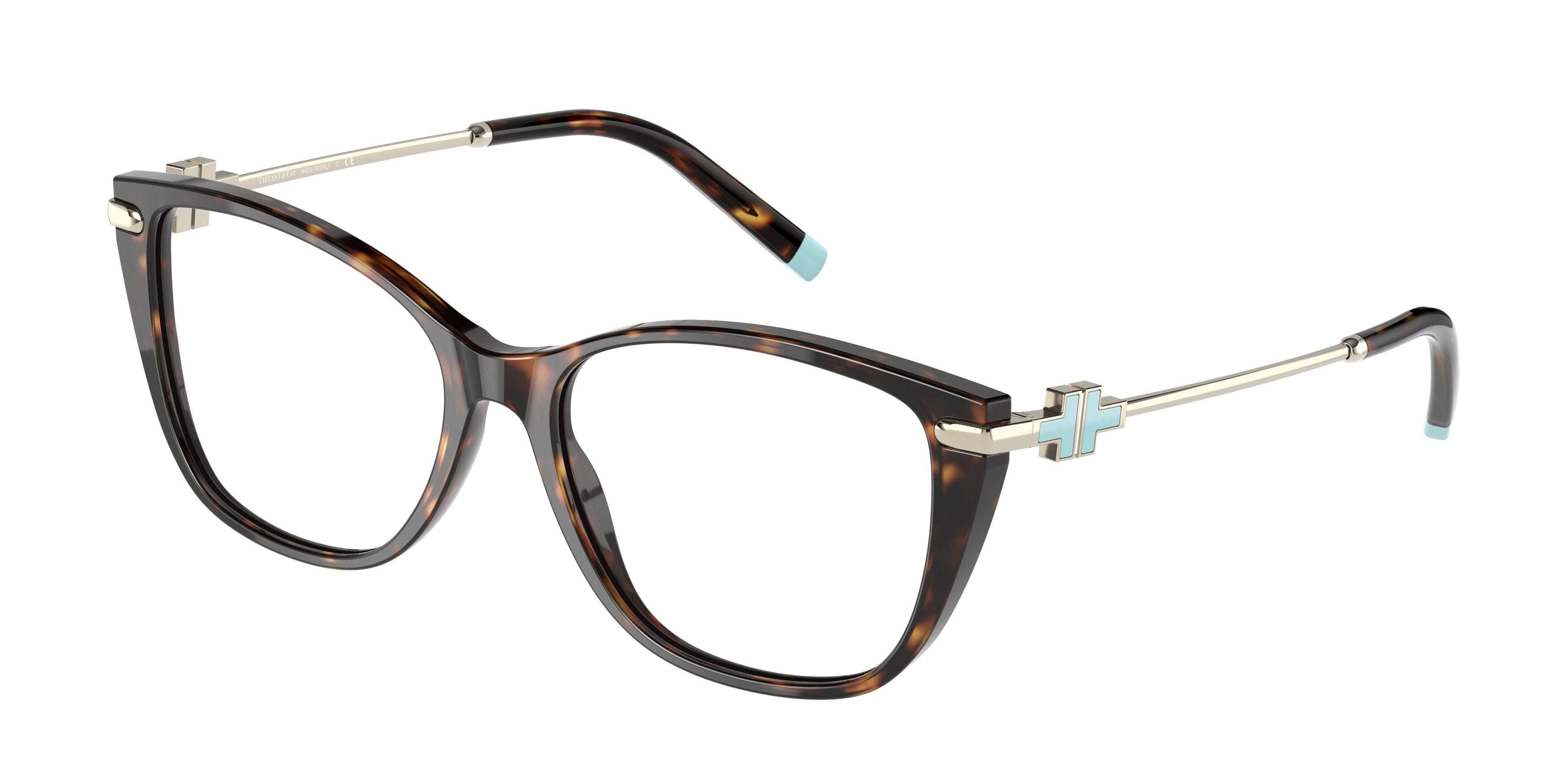 Tiffany TF2216F Butterfly Eyeglasses  8015-Havana 54-140-16 - Color Map Tortoise
