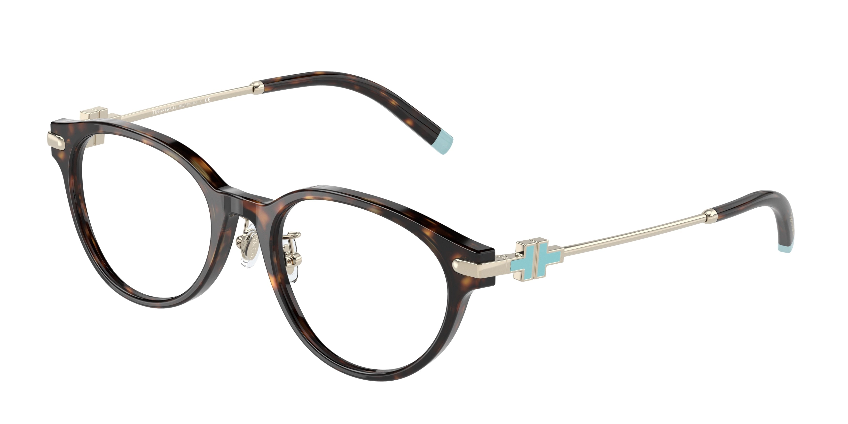 Tiffany TF2218D Oval Eyeglasses 8015-Havana 50-140-18 - Color Map Tortoise