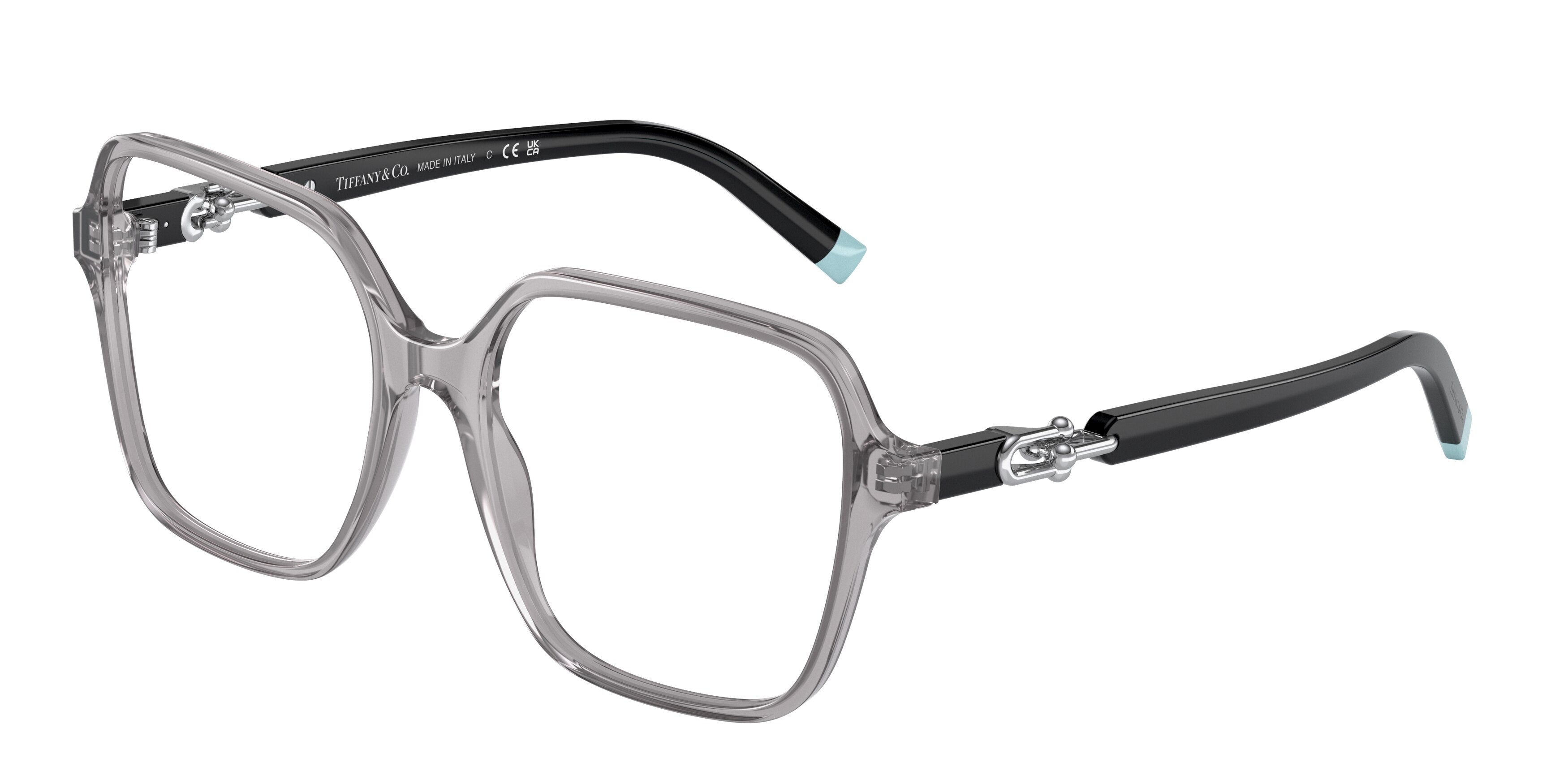 Tiffany TF2230F Square Eyeglasses 8270-Crystal Grey 54-140-17 - Color Map Grey