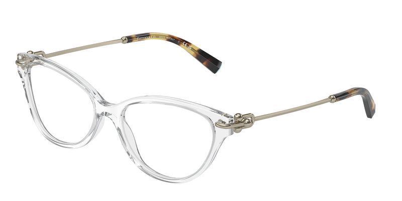Tiffany TF2231 Cat Eye Eyeglasses 8047-Crystal 54-140-16 - Color Map Transparent