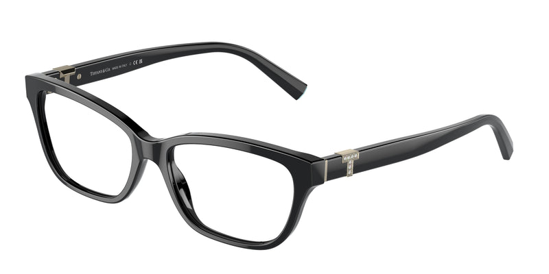 Tiffany TF2233B Pillow Eyeglasses 8001-Black 52-140-16 - Color Map Black